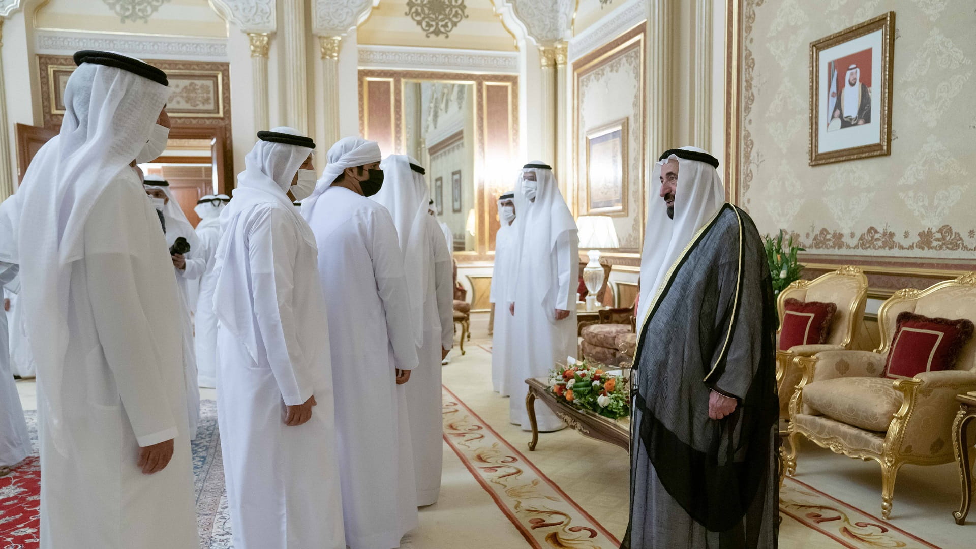 Image for the title: Sharjah Ruler receives well-wishers on blessed month of Ramadan 
