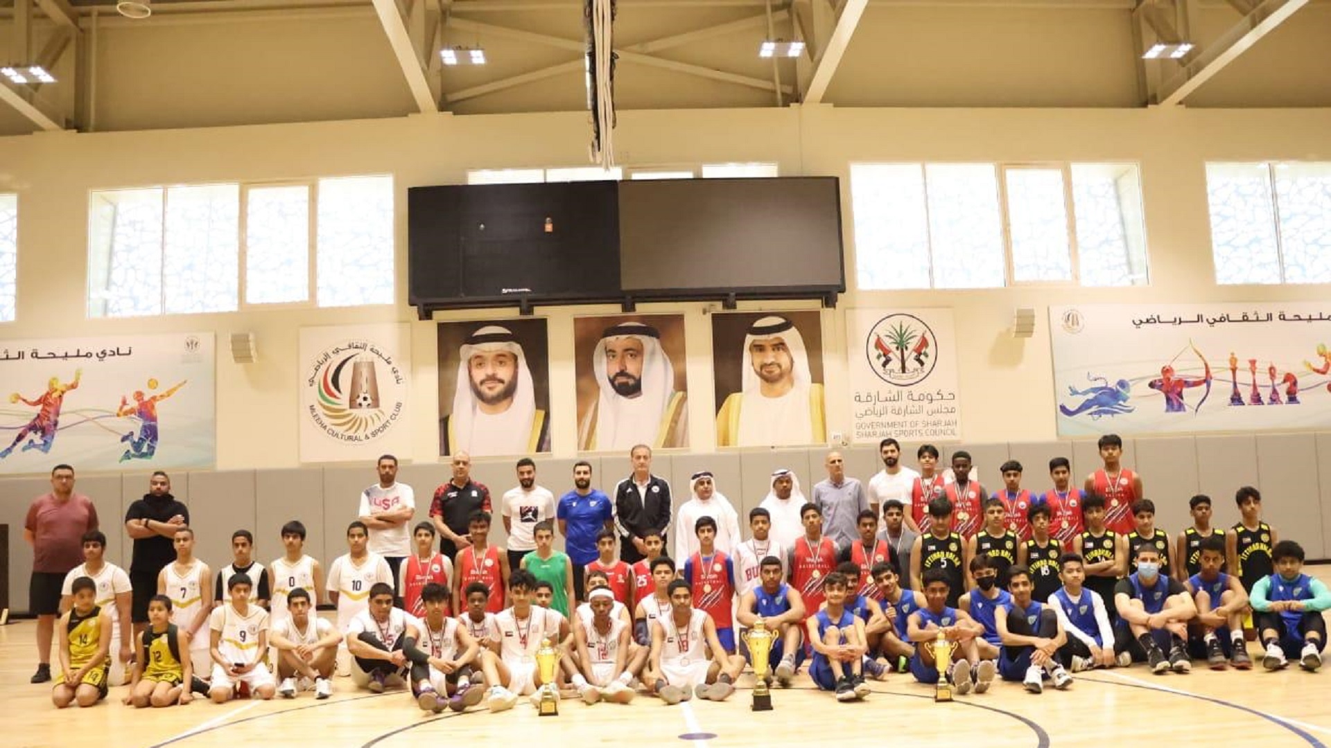 صورة بعنوان: مجلس الشارقة الرياضي يختتم معسكر الربيع لكرة السلة بنجاح كبير 