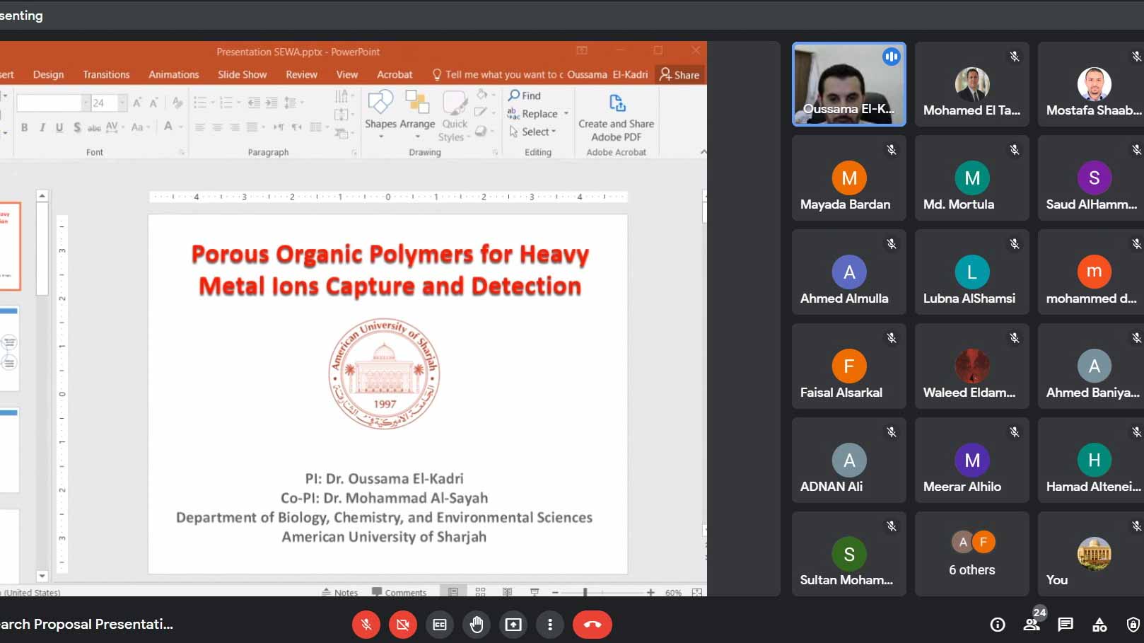 Image for the title: SEWA, AUS discuss cooperation in 8 specialised research projects 