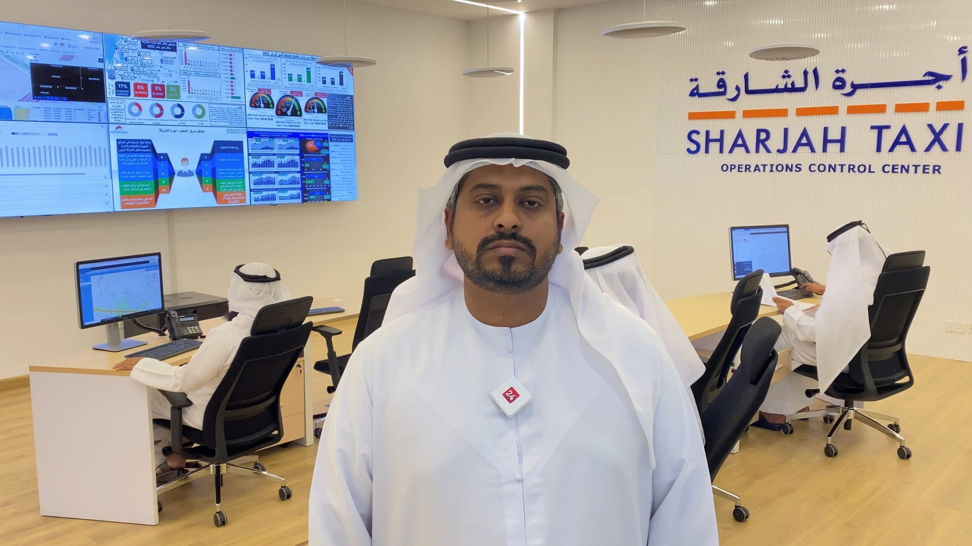 Image for the title: Al Kindi: Sharjah Taxis' Control Centre improves smart services 