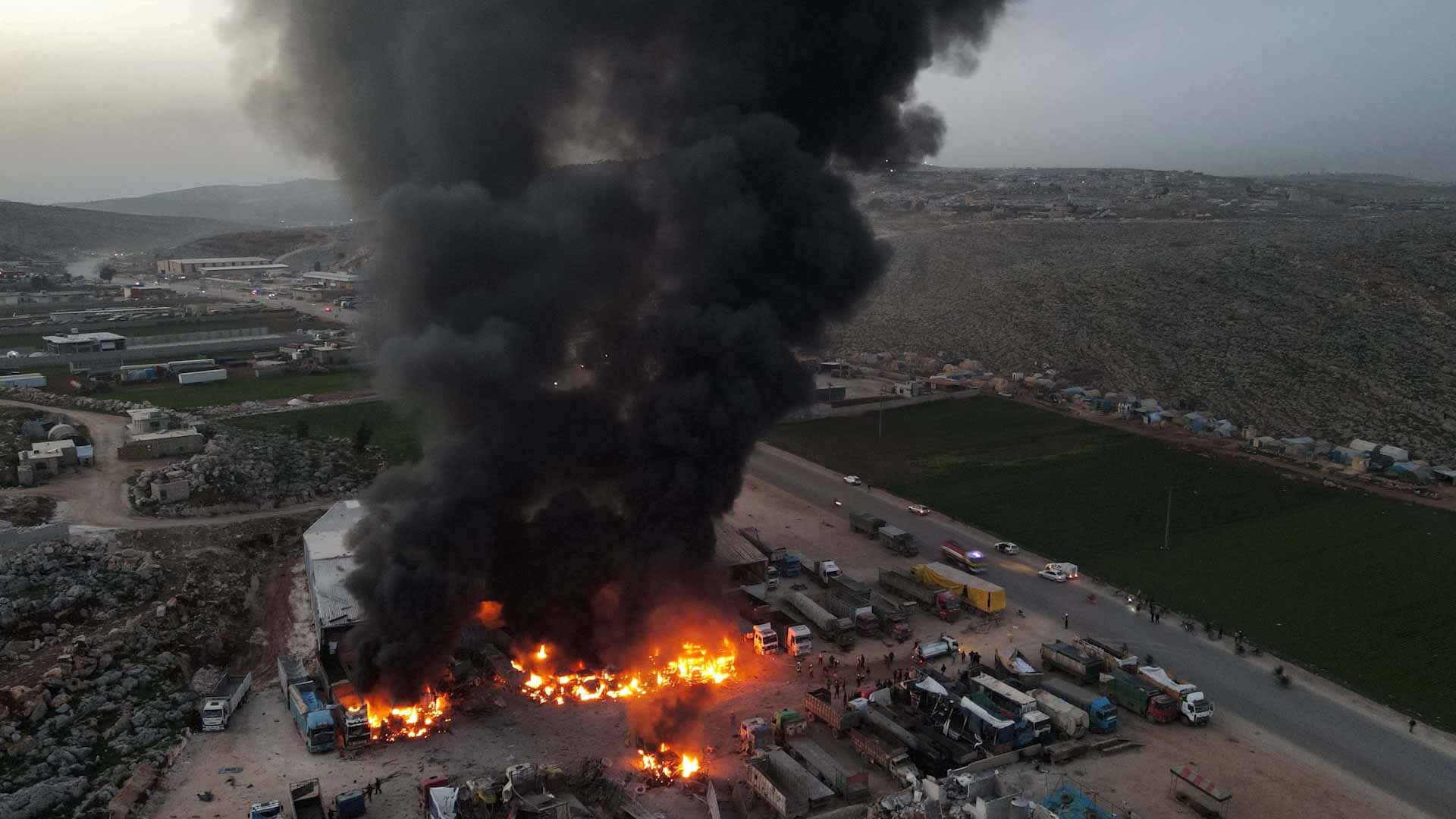 Image for the title: Two civilians killed in Israeli strikes near Syria capital 