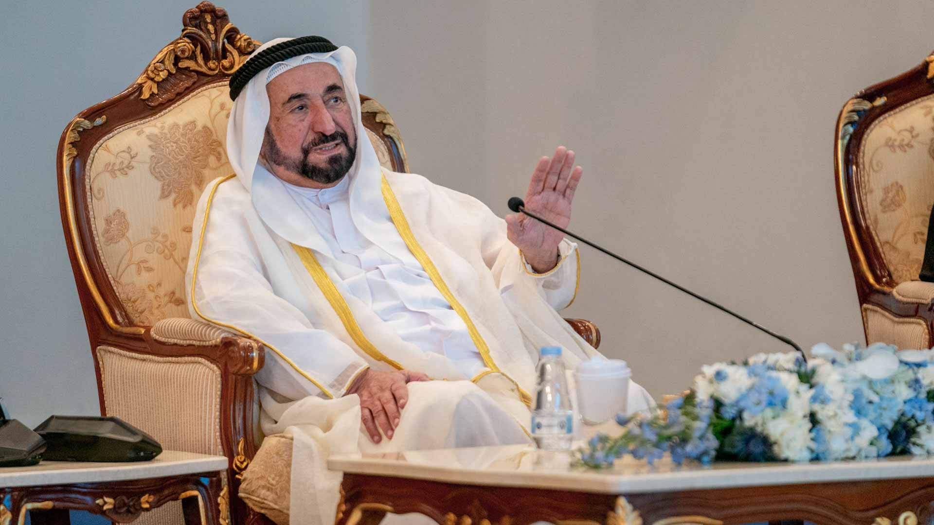 Image for the title: Sharjah Ruler meets chairperson, members of SEA BoT  