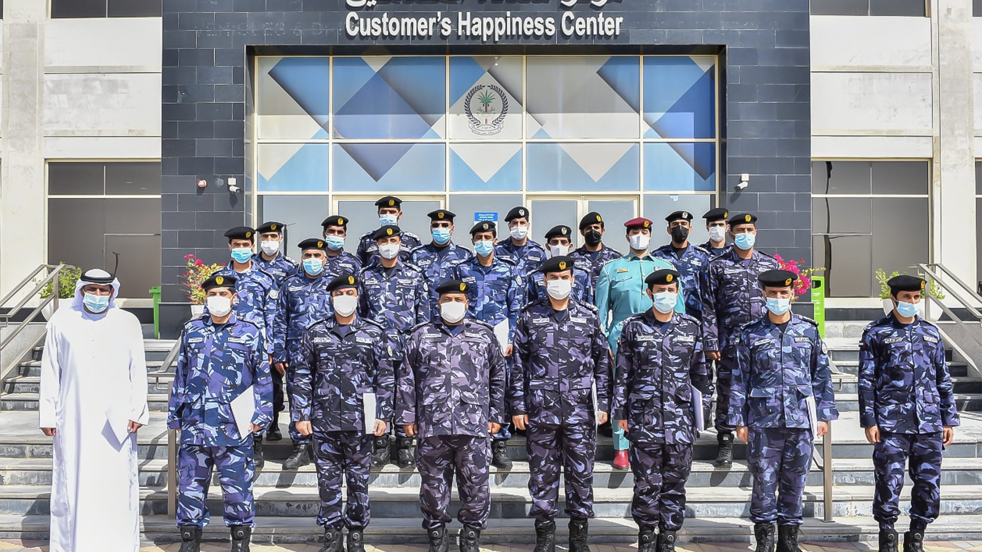 Image for the title: Sharjah Police honours 46 employees in Al Wusta 