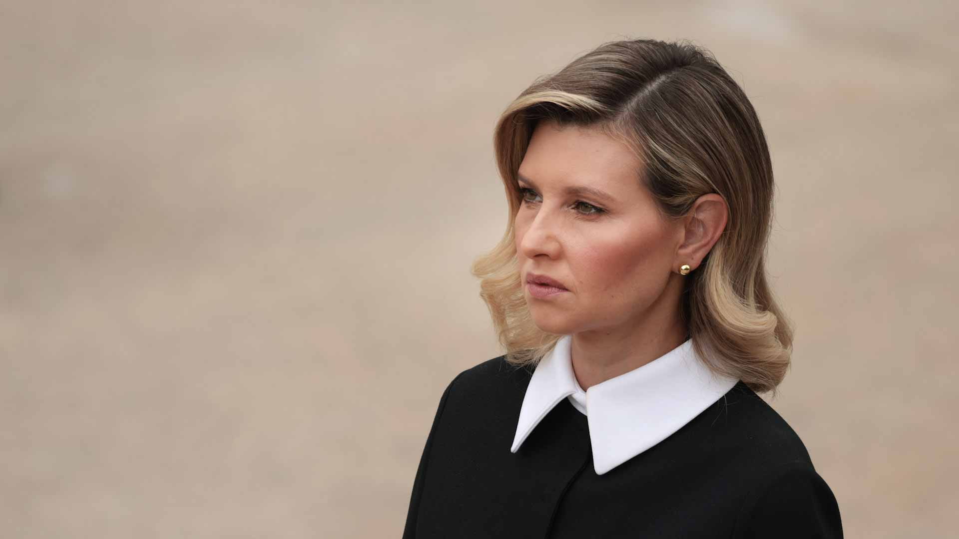 Image for the title: Ukraine's First Lady condemns Kremlin's 'mass murder' 