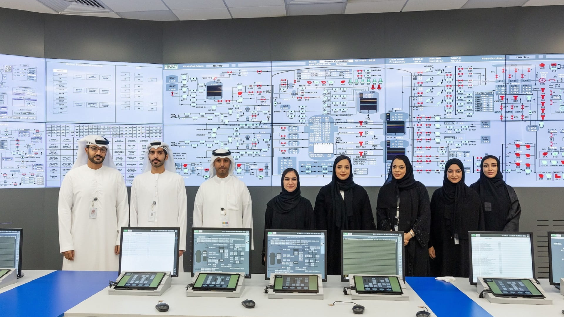 صورة بعنوان: موظفو "الرقابة النووية" يحصلون على شهادة اعتماد مشغل مفاعلات أول 