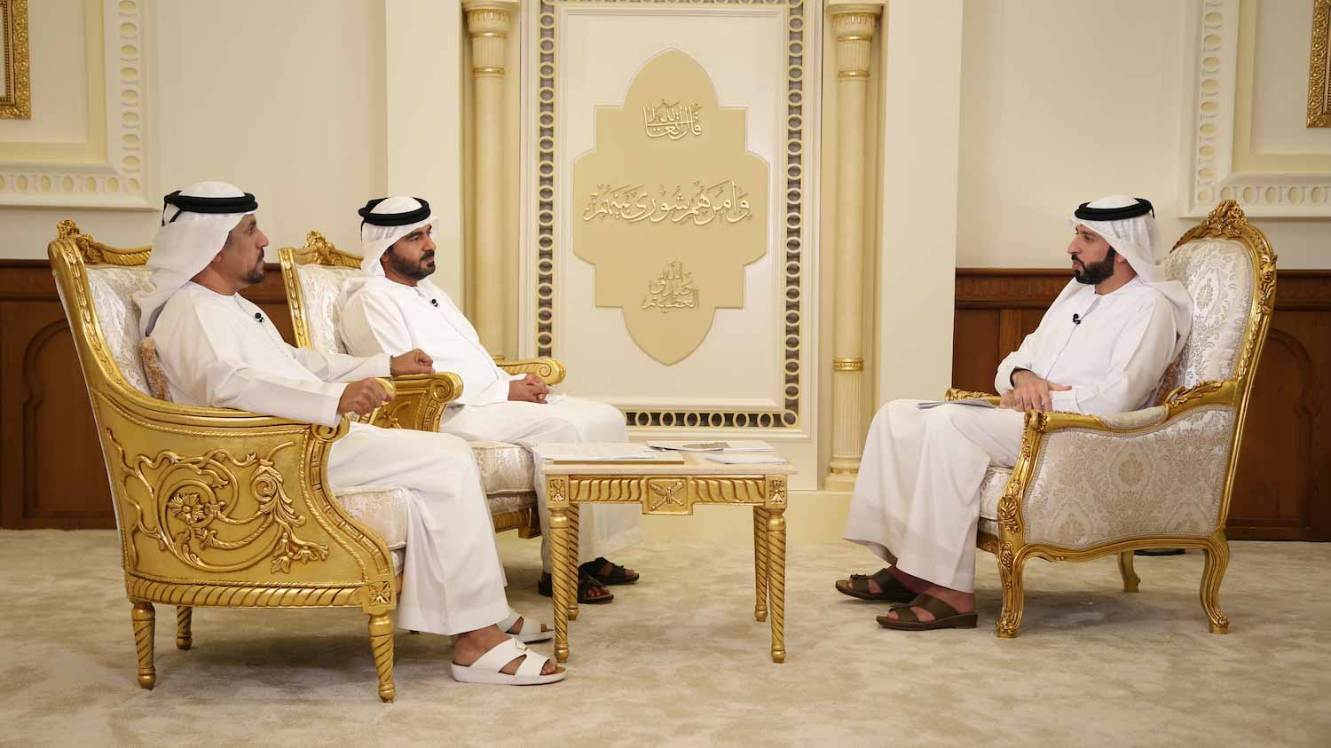 Image for the title: SCC programme... follow-up to parliamentary affairs on Sharjah TV 