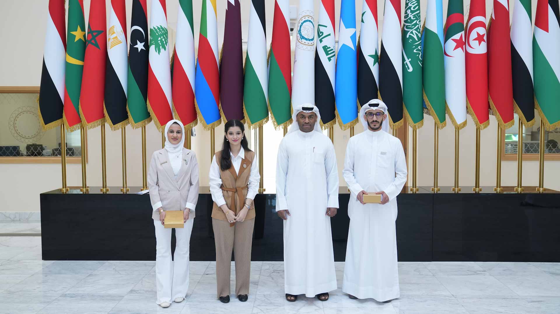 Image for the title: SCC, Arab Parliament for Child receive Al Abbasi 