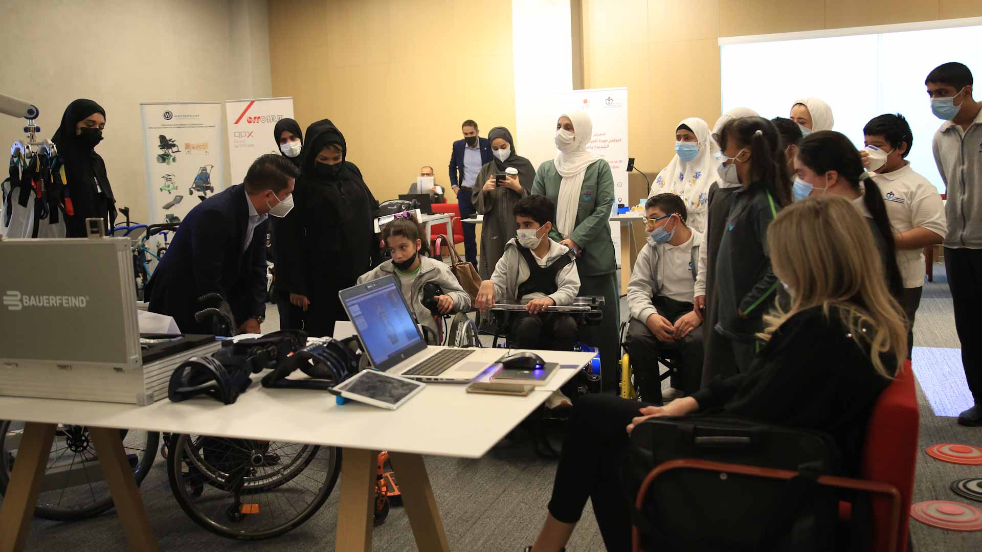 صورة بعنوان: جميلة القاسمي: "مؤتمر الإعاقات" نقطة تحول بالمنطقة العربية والعالم 