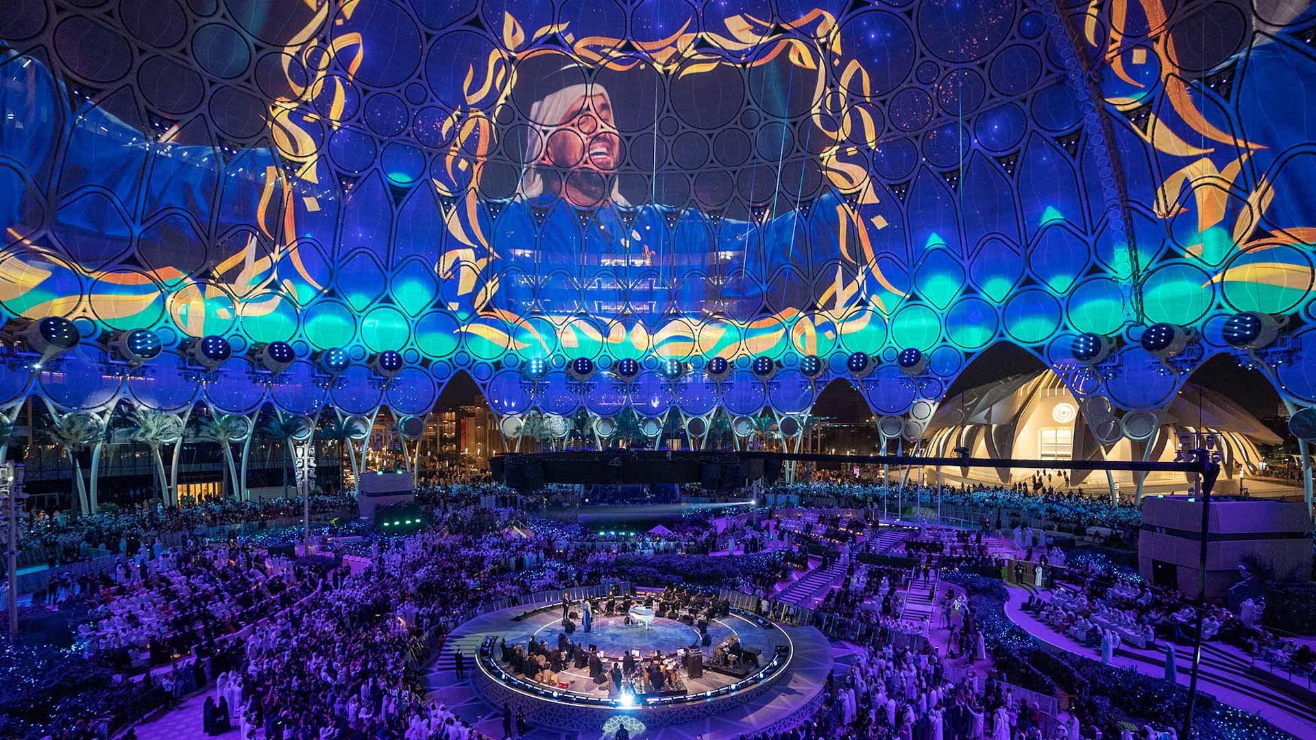 صورة بعنوان: حسين الجسمي يختتم حفلات ساحة الوصل بـ"إكسبو 2020" بأمسية مميزة 