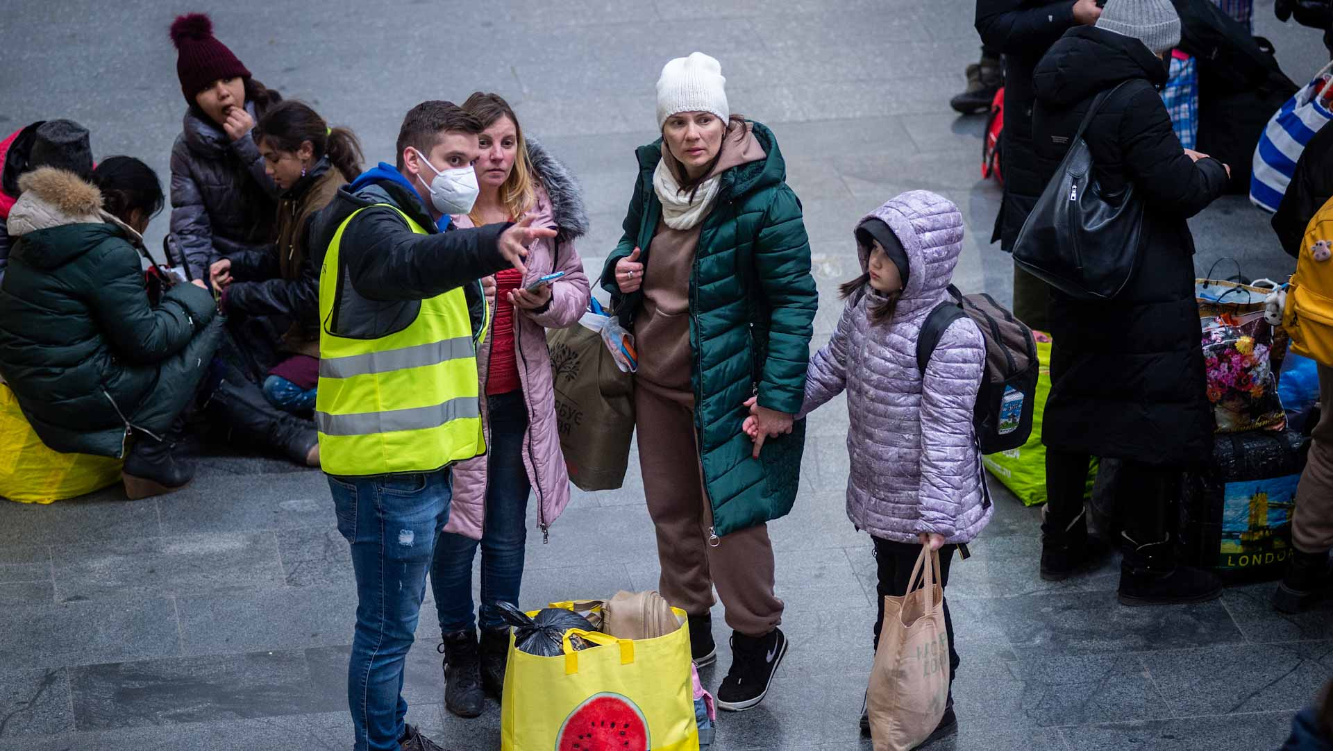صورة بعنوان: نصف سكان كييف فروا منذ بدء الحرب الروسية الأوكرانية  