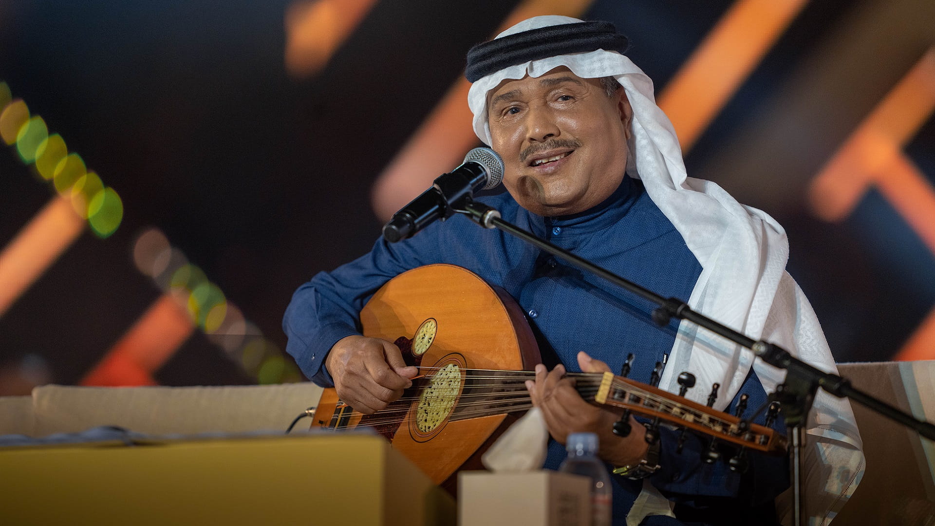 Image for the title: #Lets Khorfakkan: Mohammed Abdu creates immortal night 