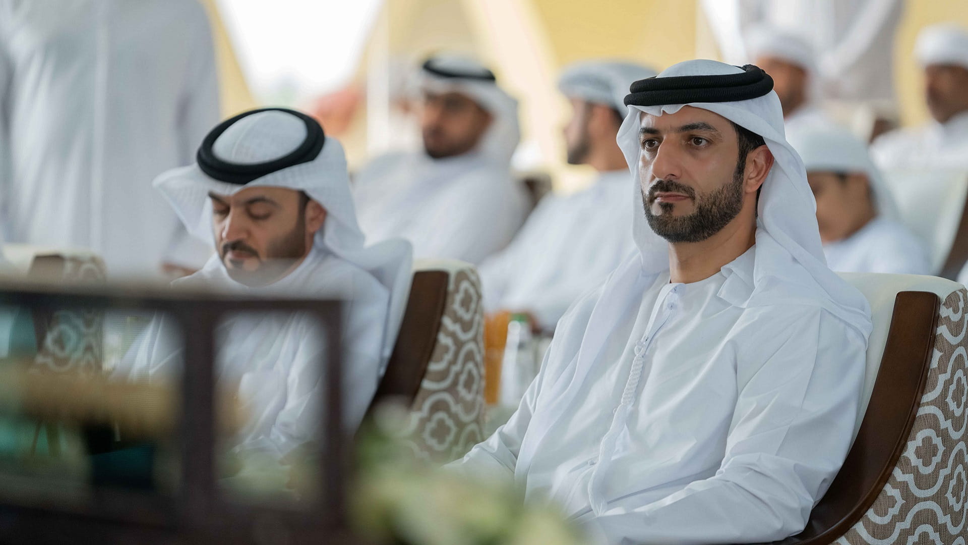Image for the title: Sultan bin Ahmed honors winners of Al Wusta Camel Racing 2 