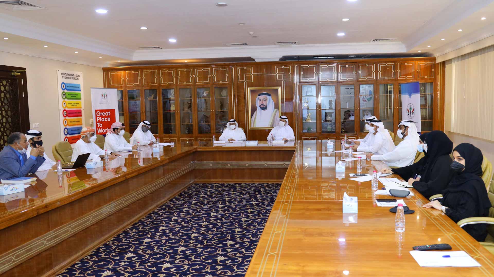 Image for the title: SEWA, DSCD discuss activating cooperation and data exchange 