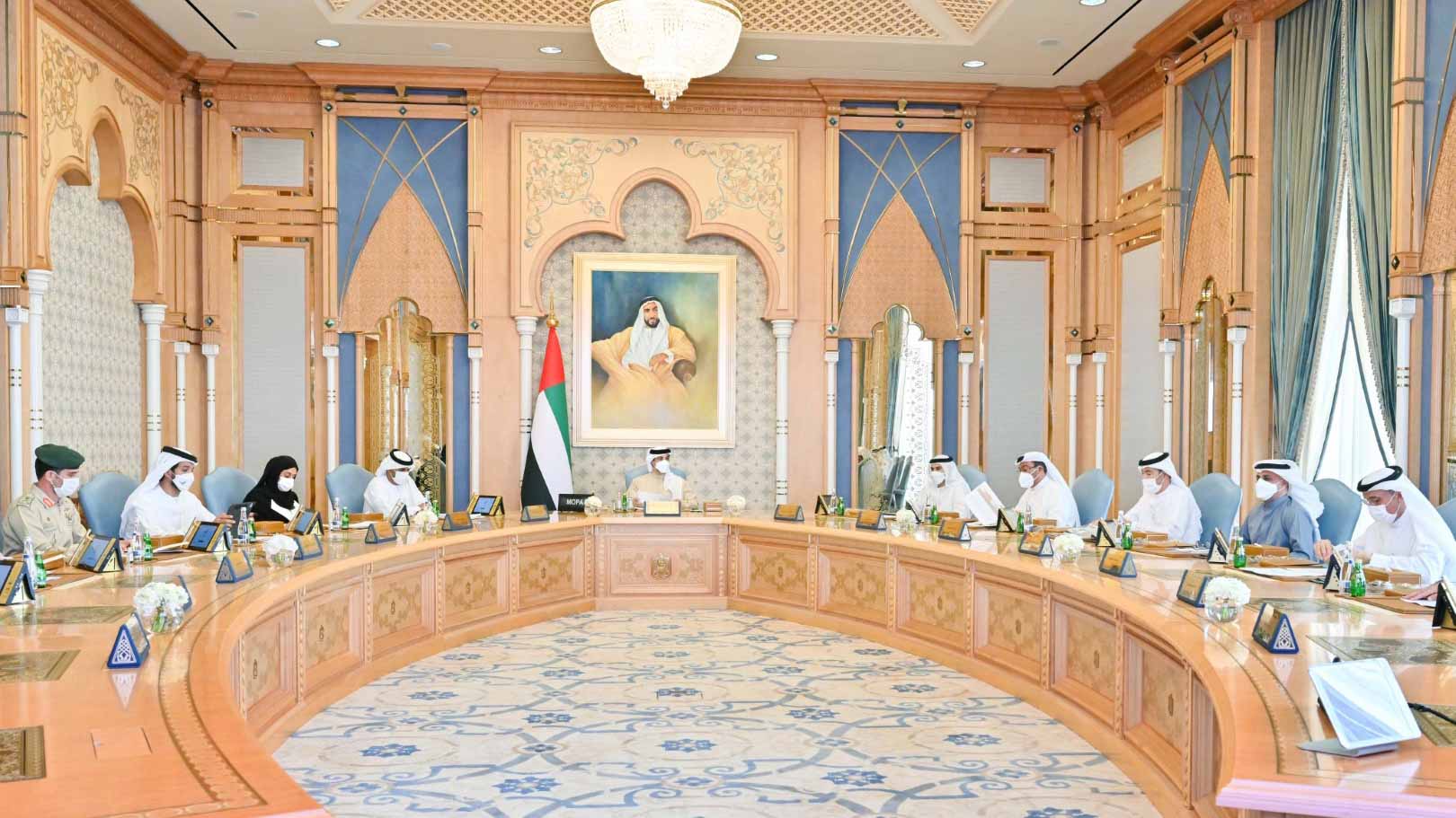 Image for the title: Mansour bin Zayed chairs anti-money laundering meeting 