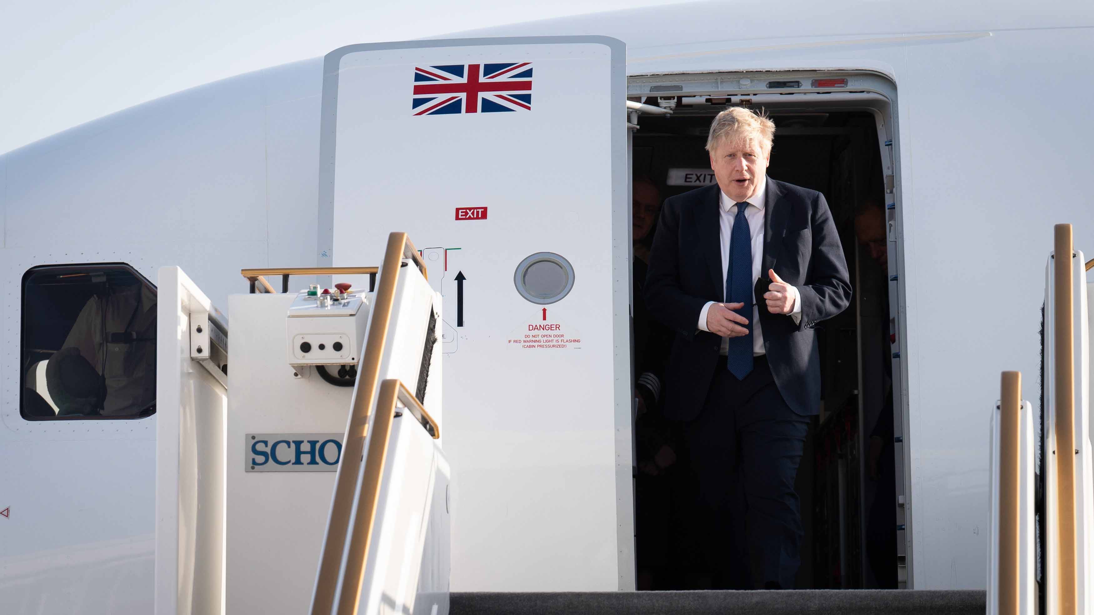 Image for the title: UK Prime Minister arrives in UAE 