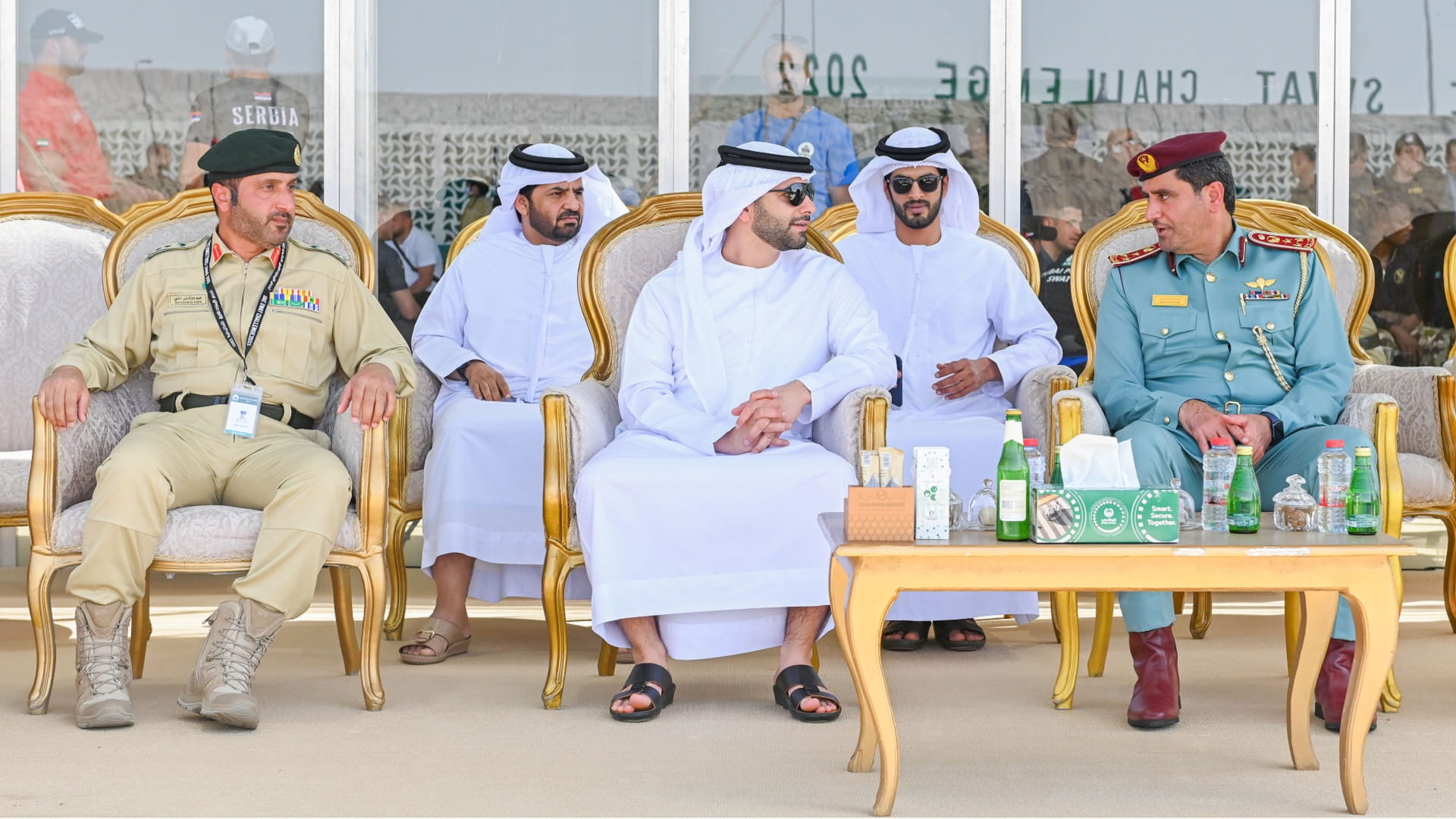 Image for the title: Mansoor bin Mohammed attends UAE SWAT Challenge 2022 