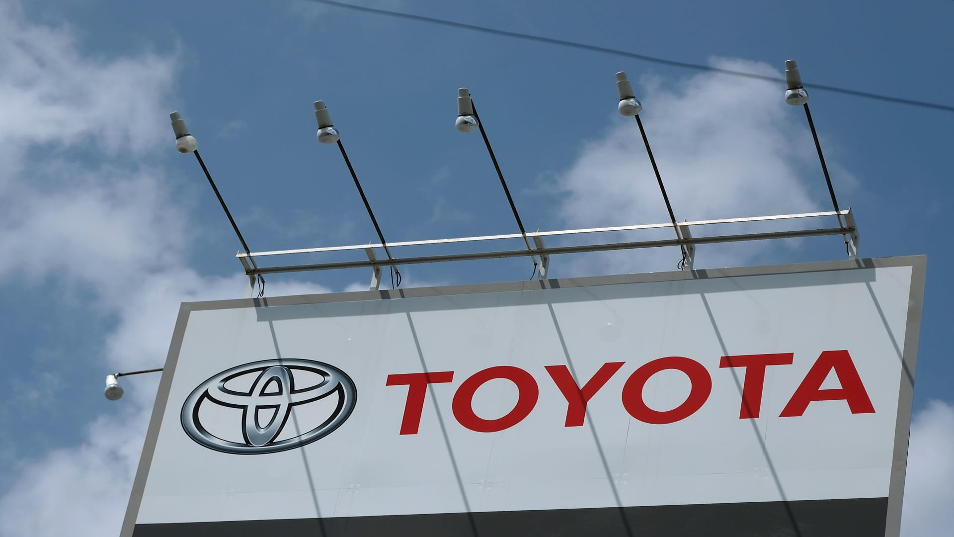 Image for the title: Toyota to cut April global production 17% to 750,000 units 