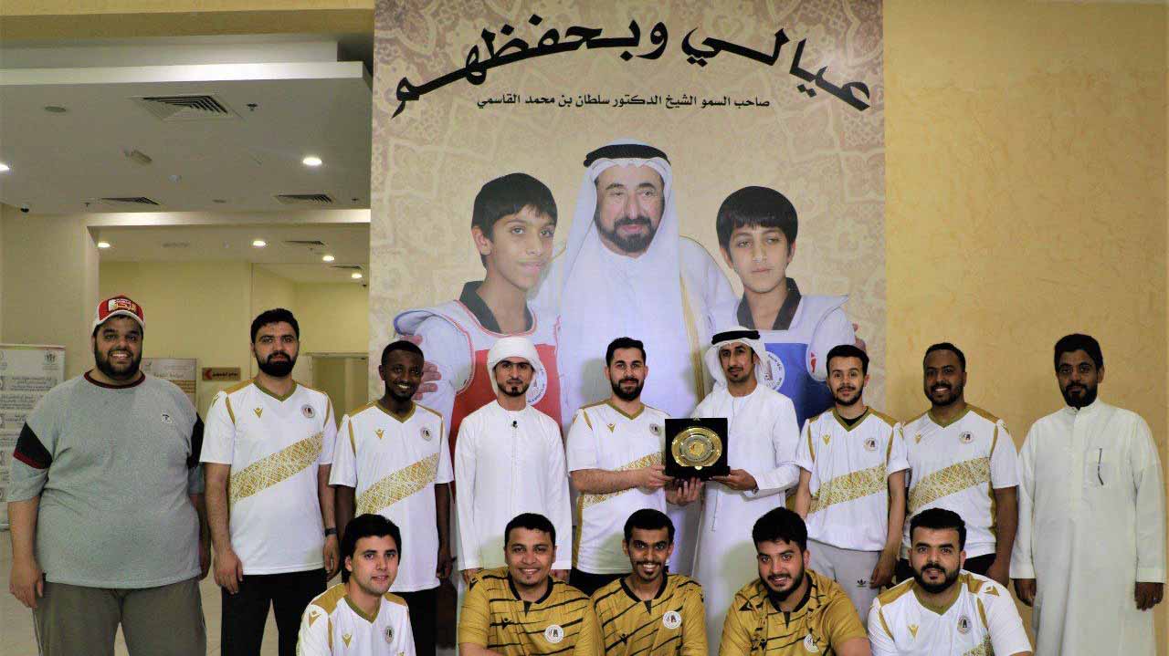 Image for the title: Mleiha Sports Club hosts Sharjah Munshid participants 