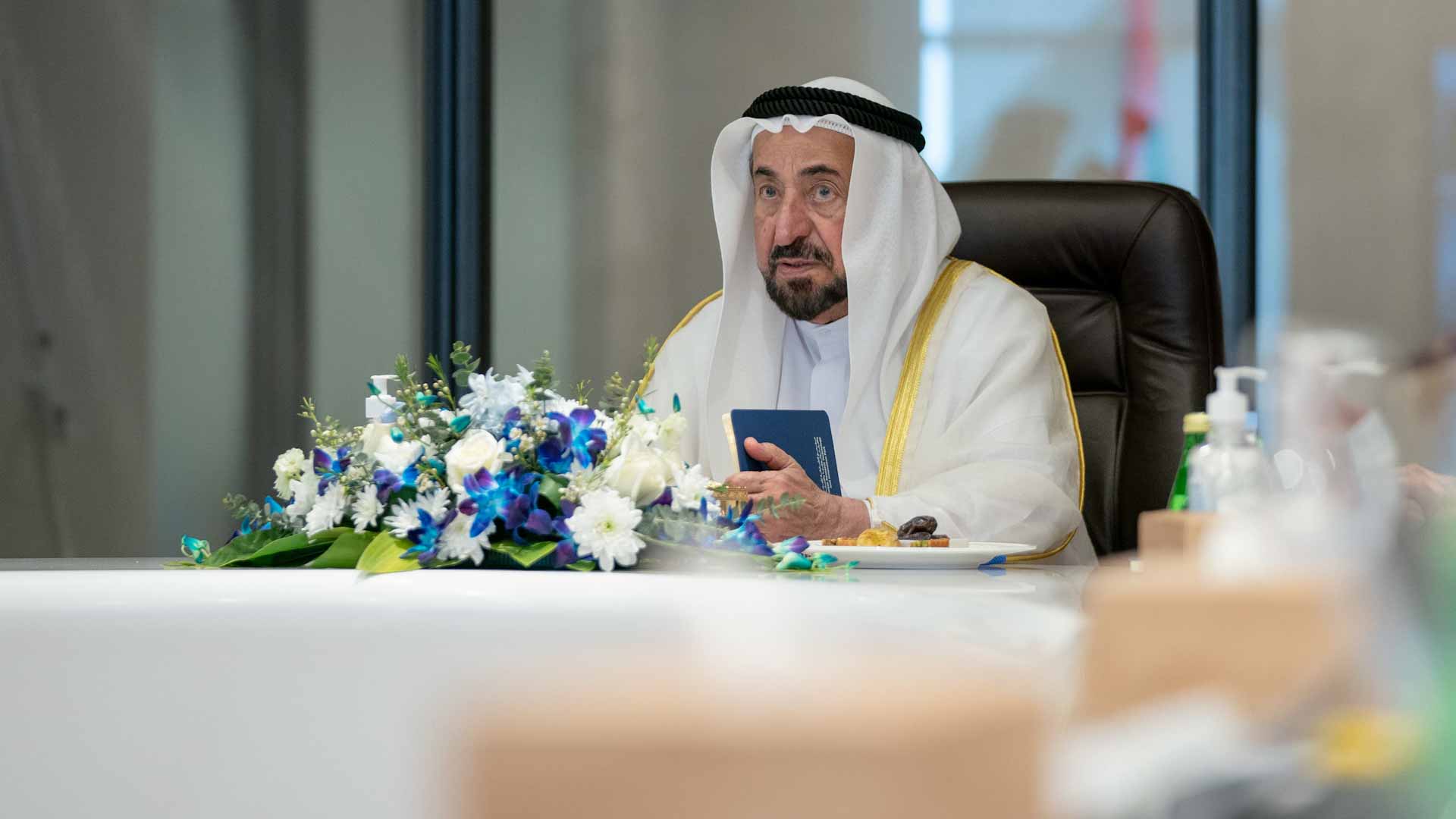 صورة بعنوان: سلطان القاسمي يترأس اجتماع مجلس إدارة "الشارقة للبحوث والابتكار" 