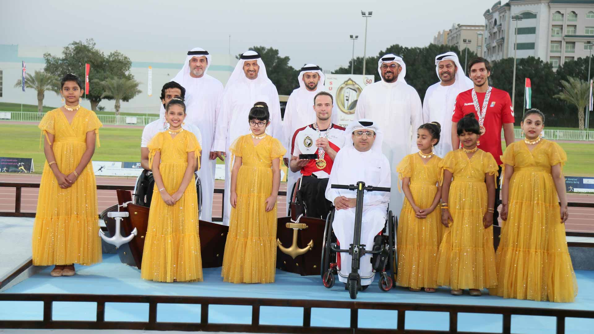 صورة بعنوان: أبطال الإمارات يحصدون 55ميدالية في"الشارقة لألعاب القوى للمعاقين" 