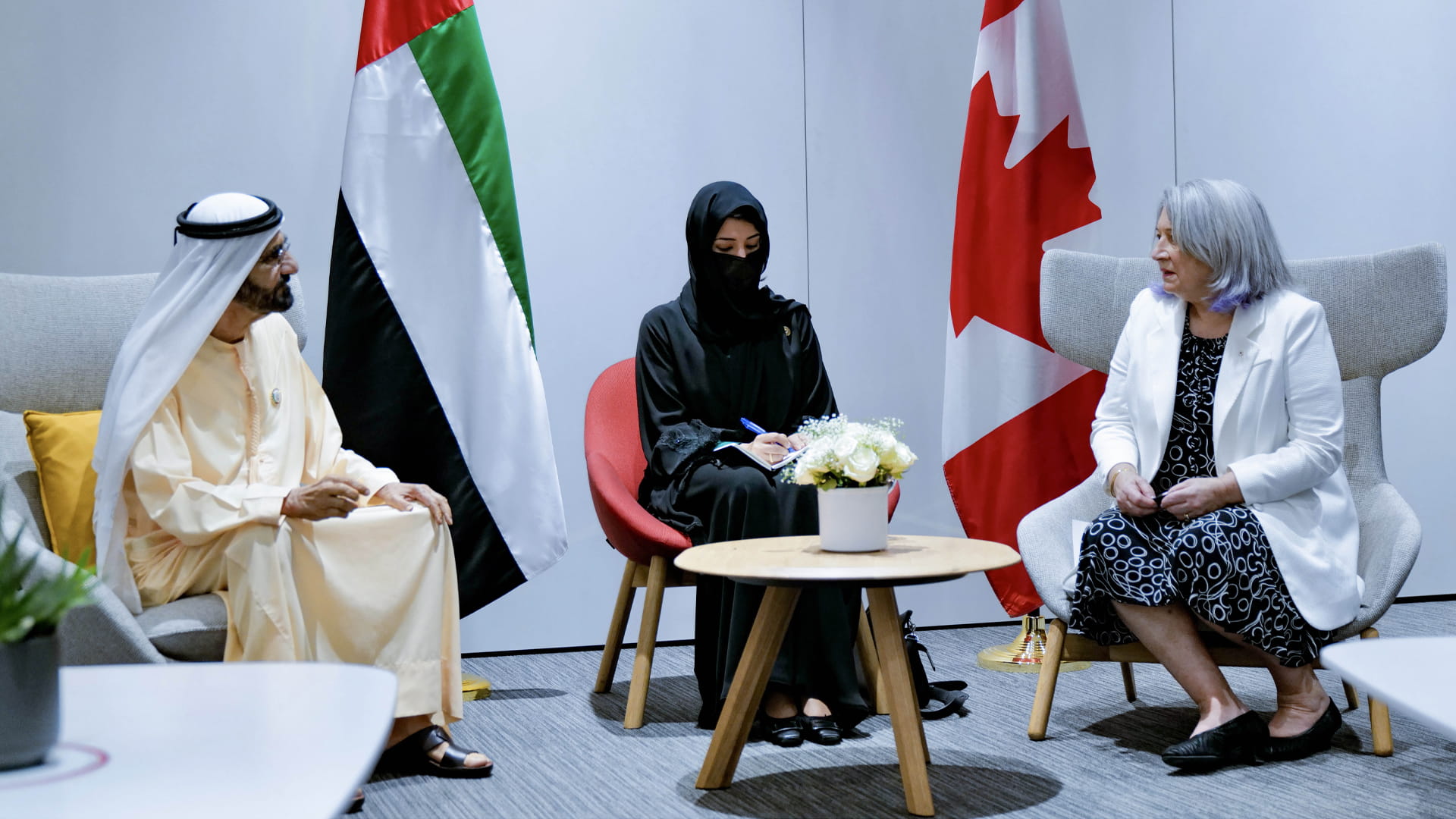 Image for the title: VP meets with Governor-General of Canada at Expo 2020 Dubai 