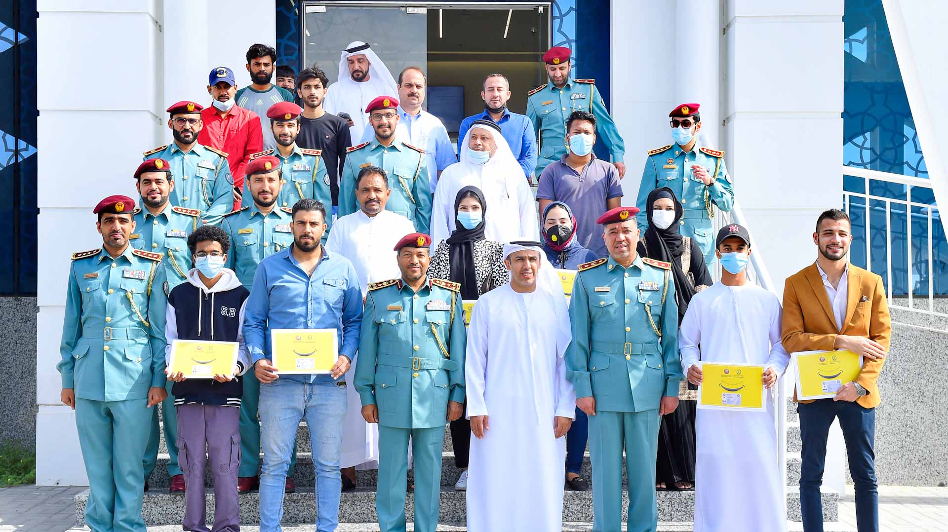 Image for the title: Sharjah Police marks International Day of Happiness 