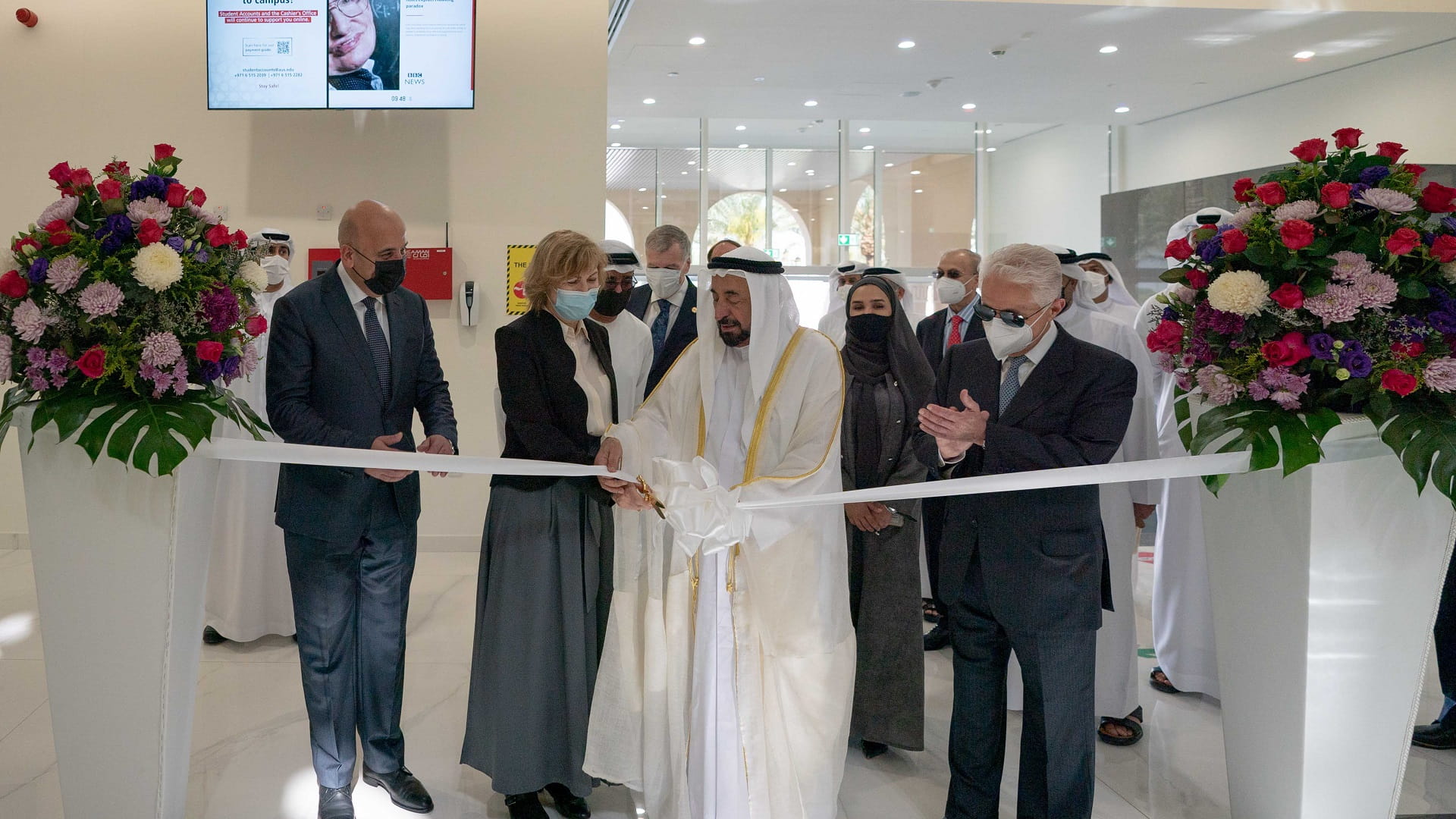 Image for the title: Sharjah Ruler inaugurates chemistry, biology laboratories at AUS 