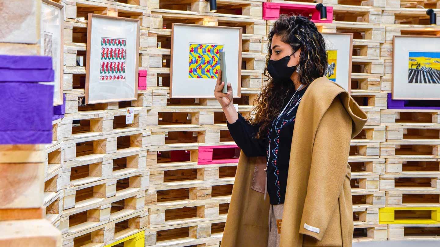 Image for the title: Italians mesmerised by ‘Insight, Reflect’, exhibition at BCBF 