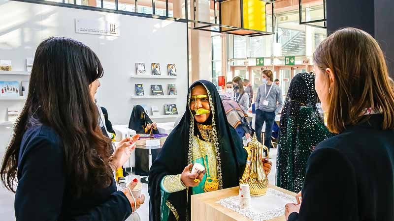Image for the title: Vibrant Emirati folk culture captivates global audiences at BCBF 