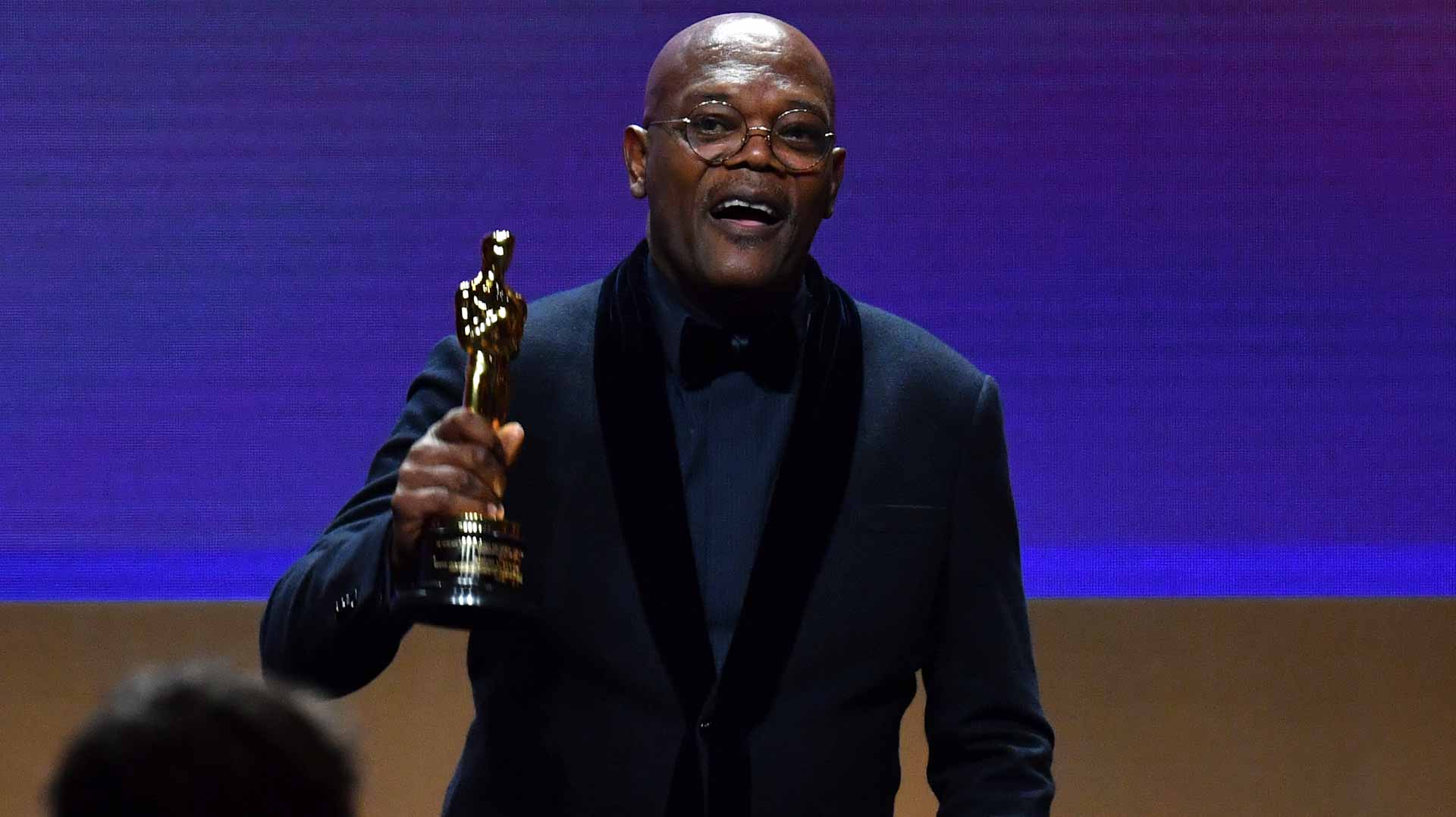 Image for the title: Oscars weekend honours Samuel L. Jackson, Danny Glover 