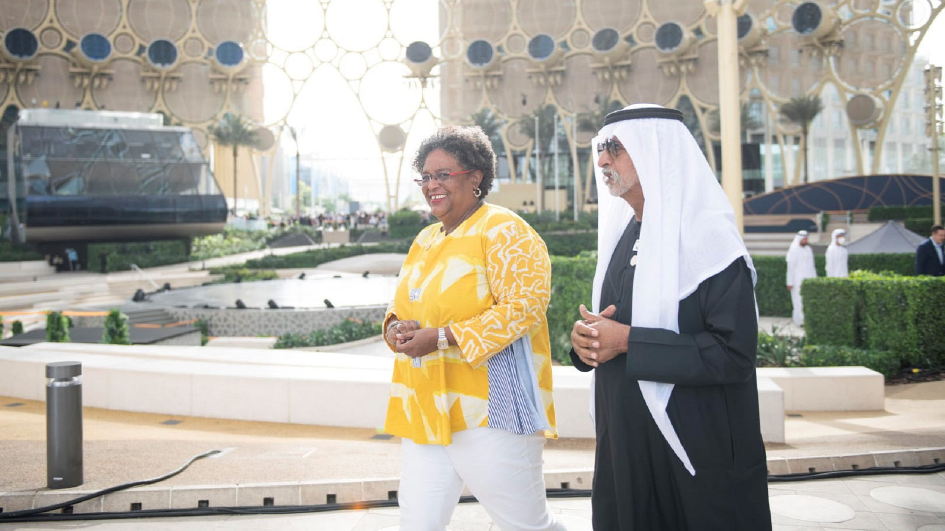 Image for the title: Barbados celebrates its National Day at Expo Dubai 