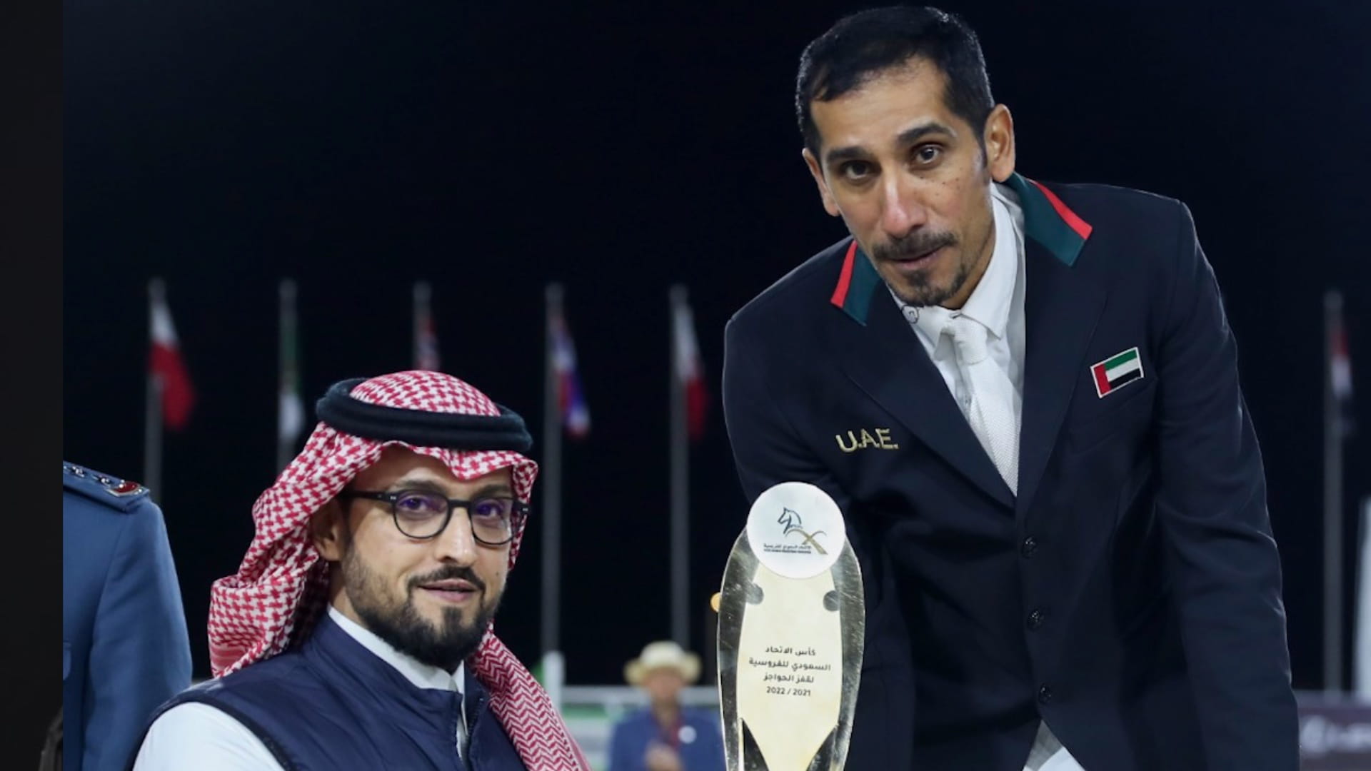 Image for the title: Al Muhairi of SERC wins "Riyadh" Grand Prix 