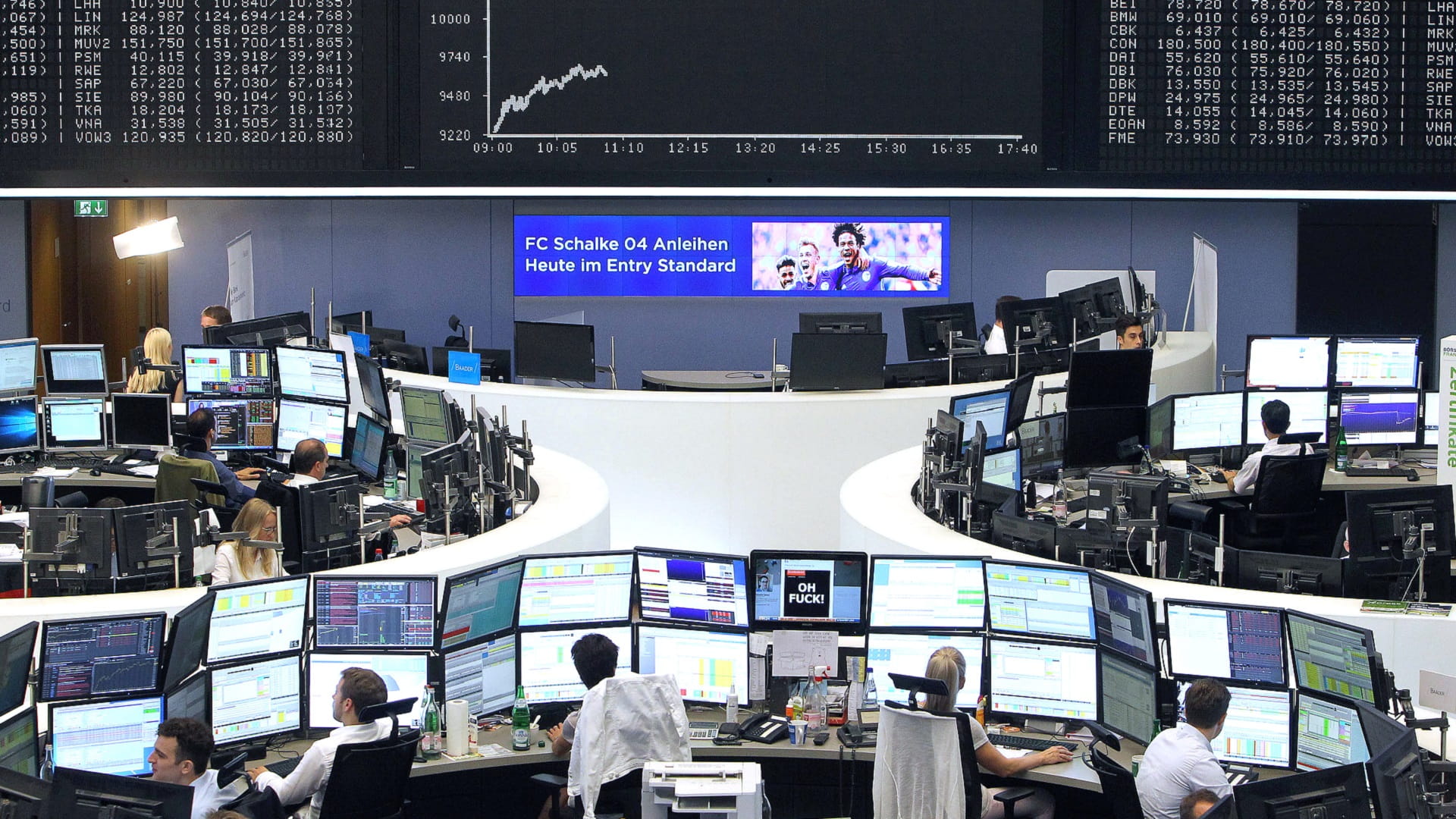 Image for the title: European stocks advance at open 