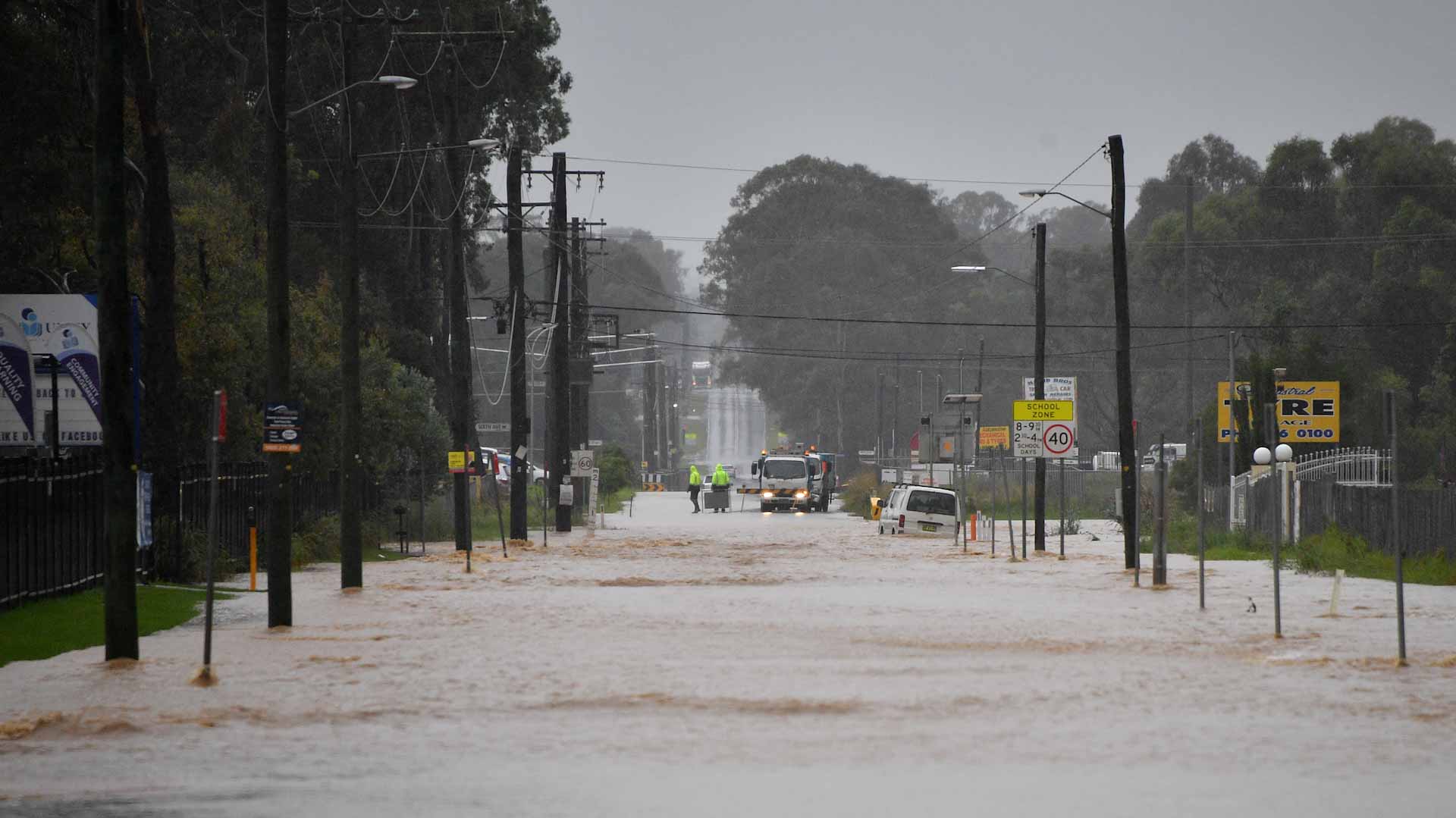 Image for the title: Heavy rains slam Australia, triggers round of flood evacuations 