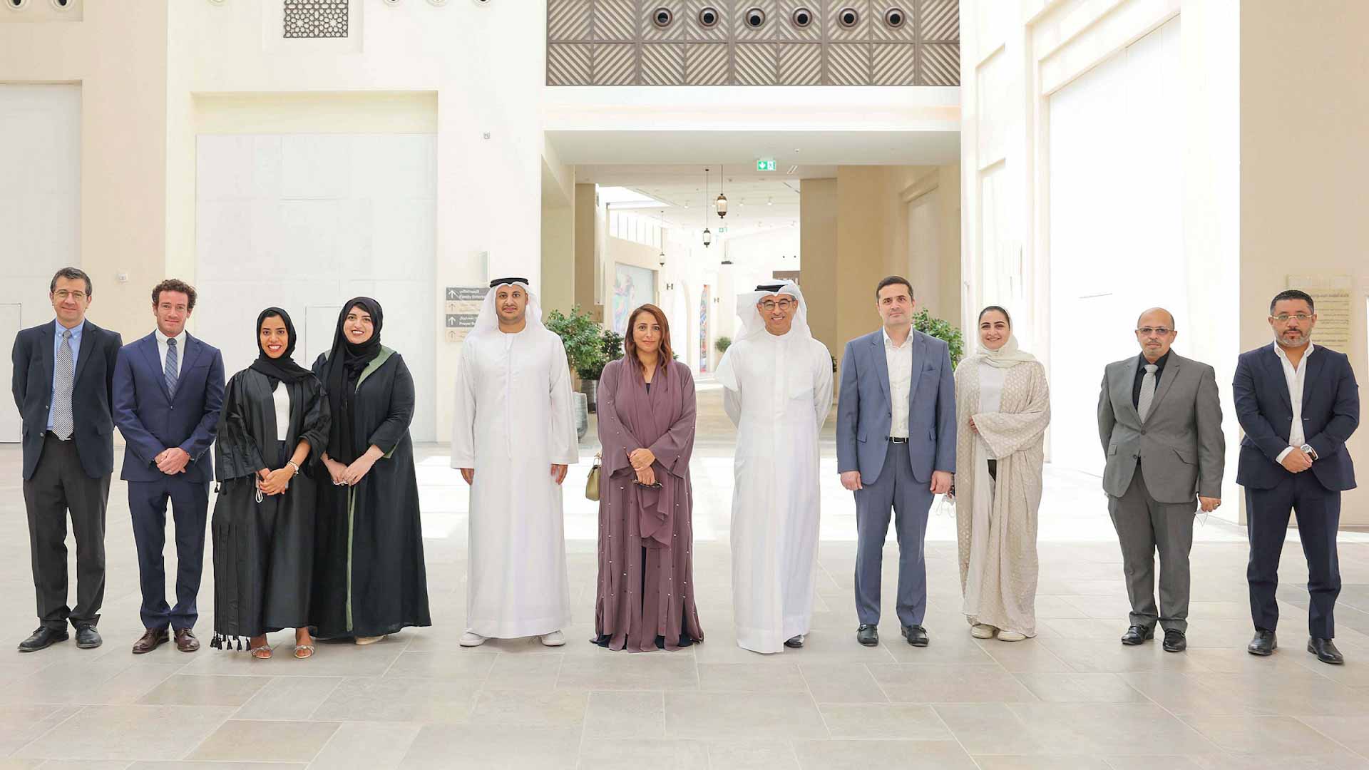 Image for the title: Bodour Al Qasimi inspects KWF, Kingfisher Retreat Extension 