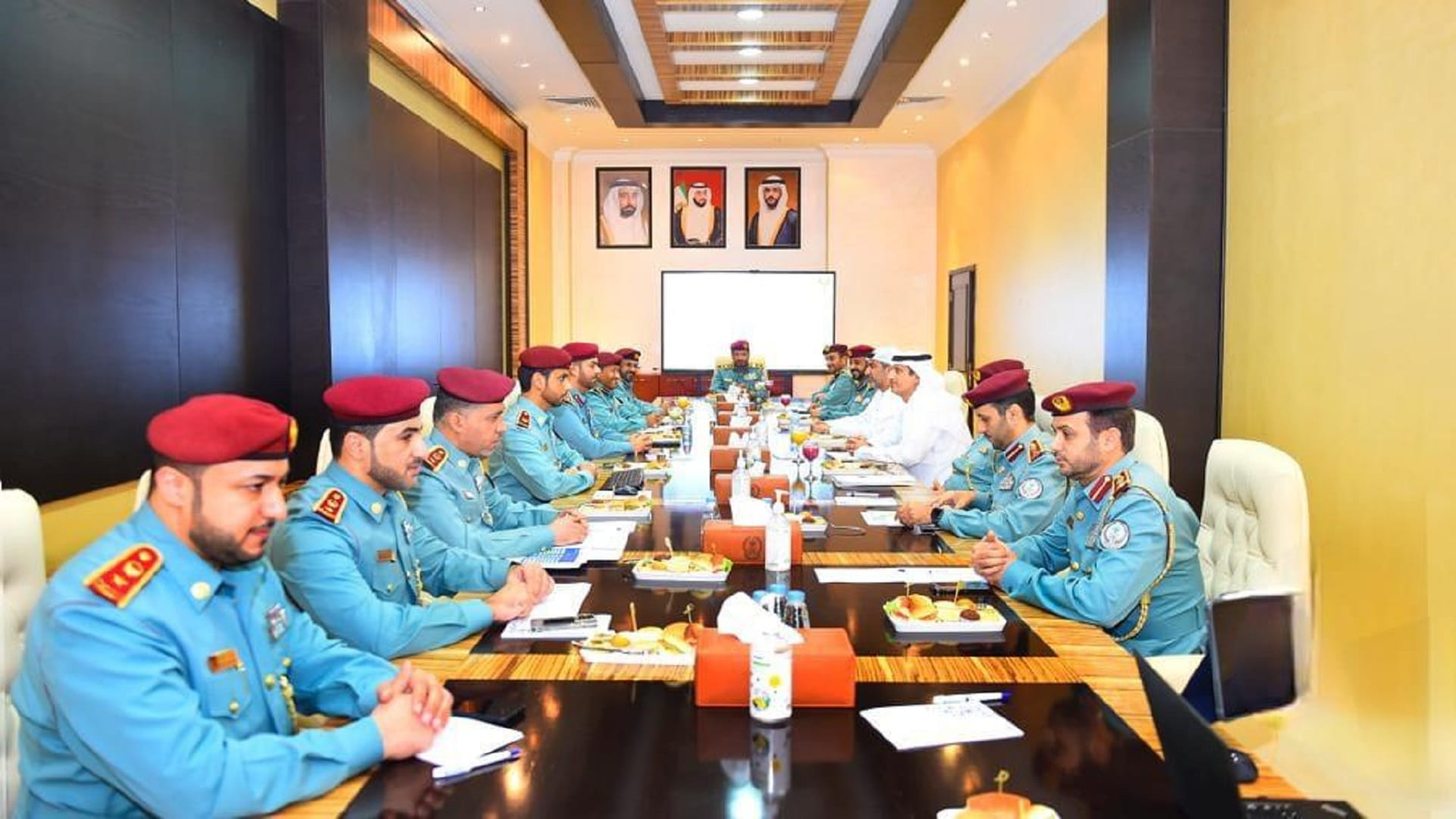 Image for the title: SP Higher Command Committee discusses enhancing security life 
