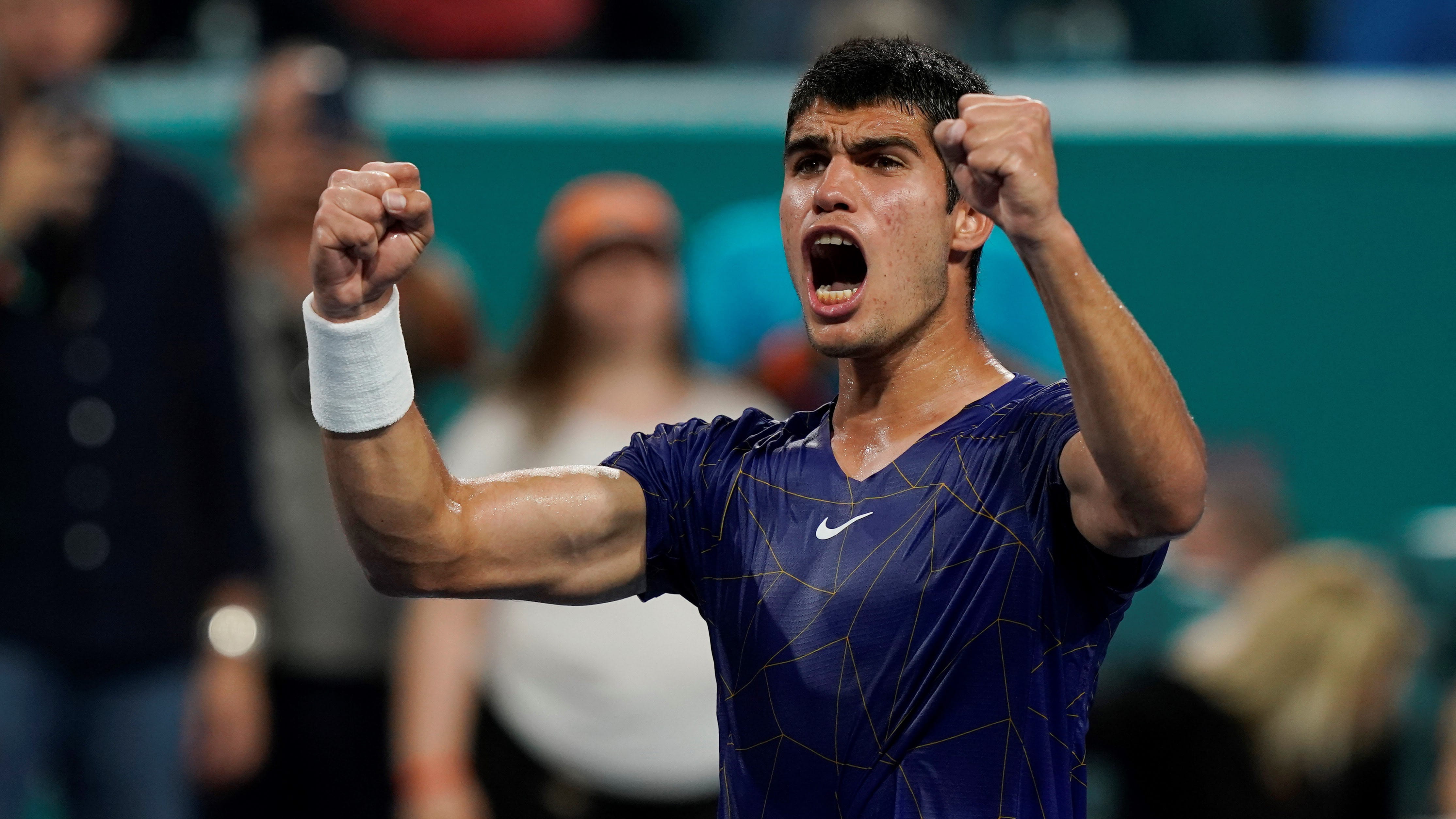 صورة بعنوان: الإسباني ألكاراز يبلغ نهائي بطولة ميامي للتنس  