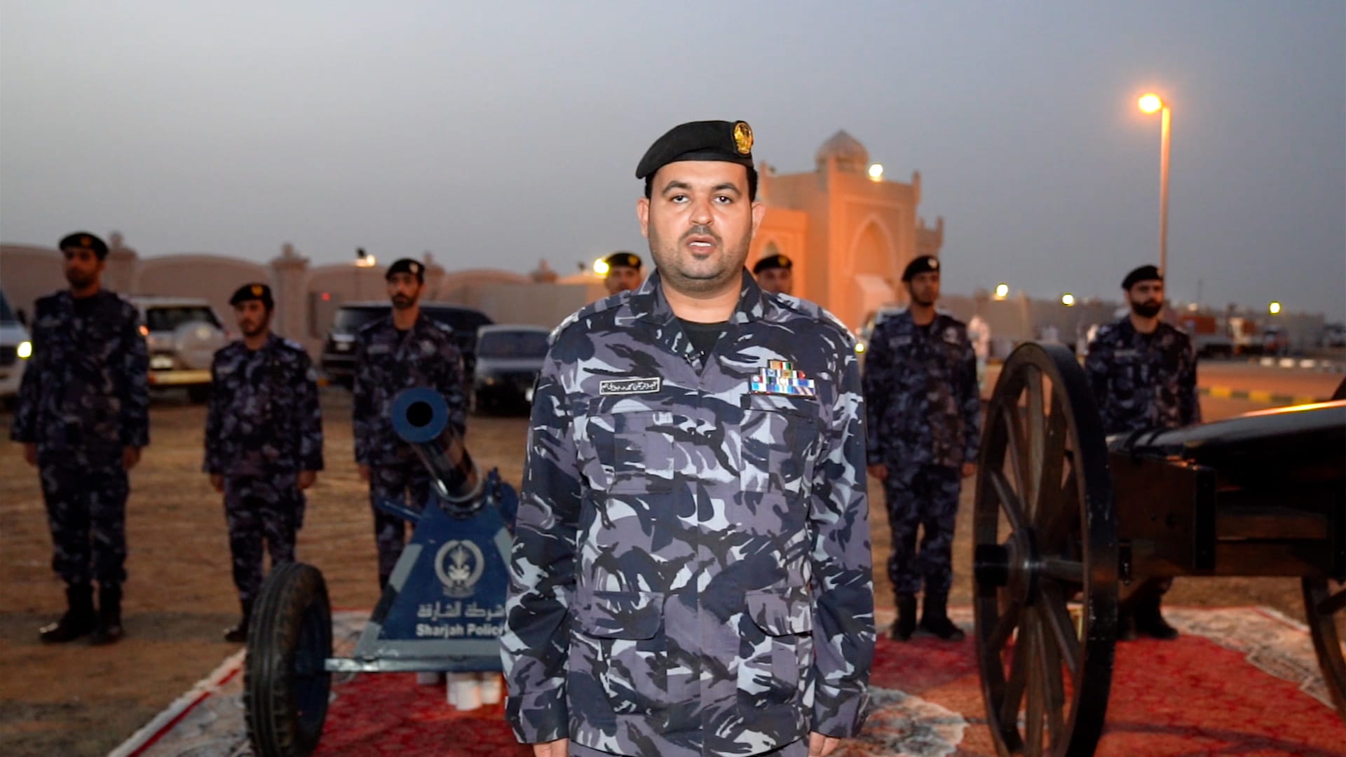 Image for the title: Bughanim: Sharjah Cannon announces beginning of Eid Al Fitr 