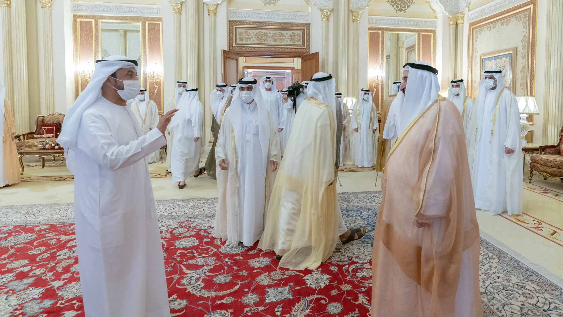 Image for the title: Sharjah Ruler continues to receive Eid Al Fitr well-wishers 