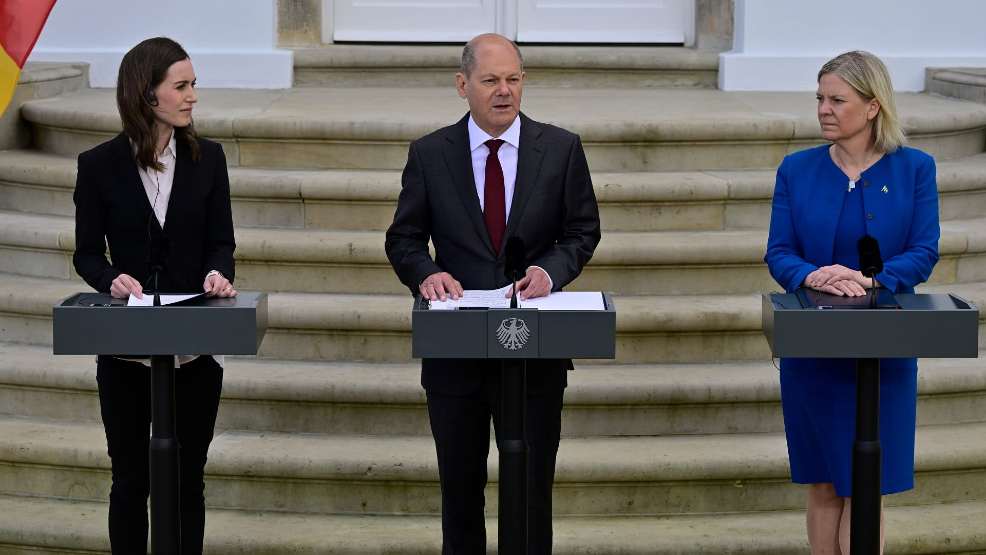 Image for the title: Germany would support Finland, Sweden NATO bid – Scholz 