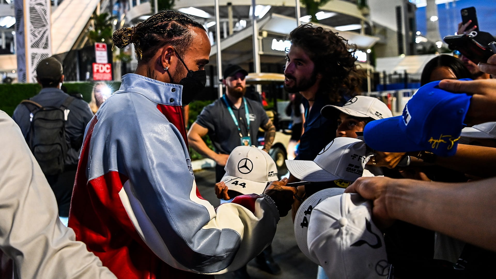 Image for the title: Hamilton relieved as Mercedes regain some form 