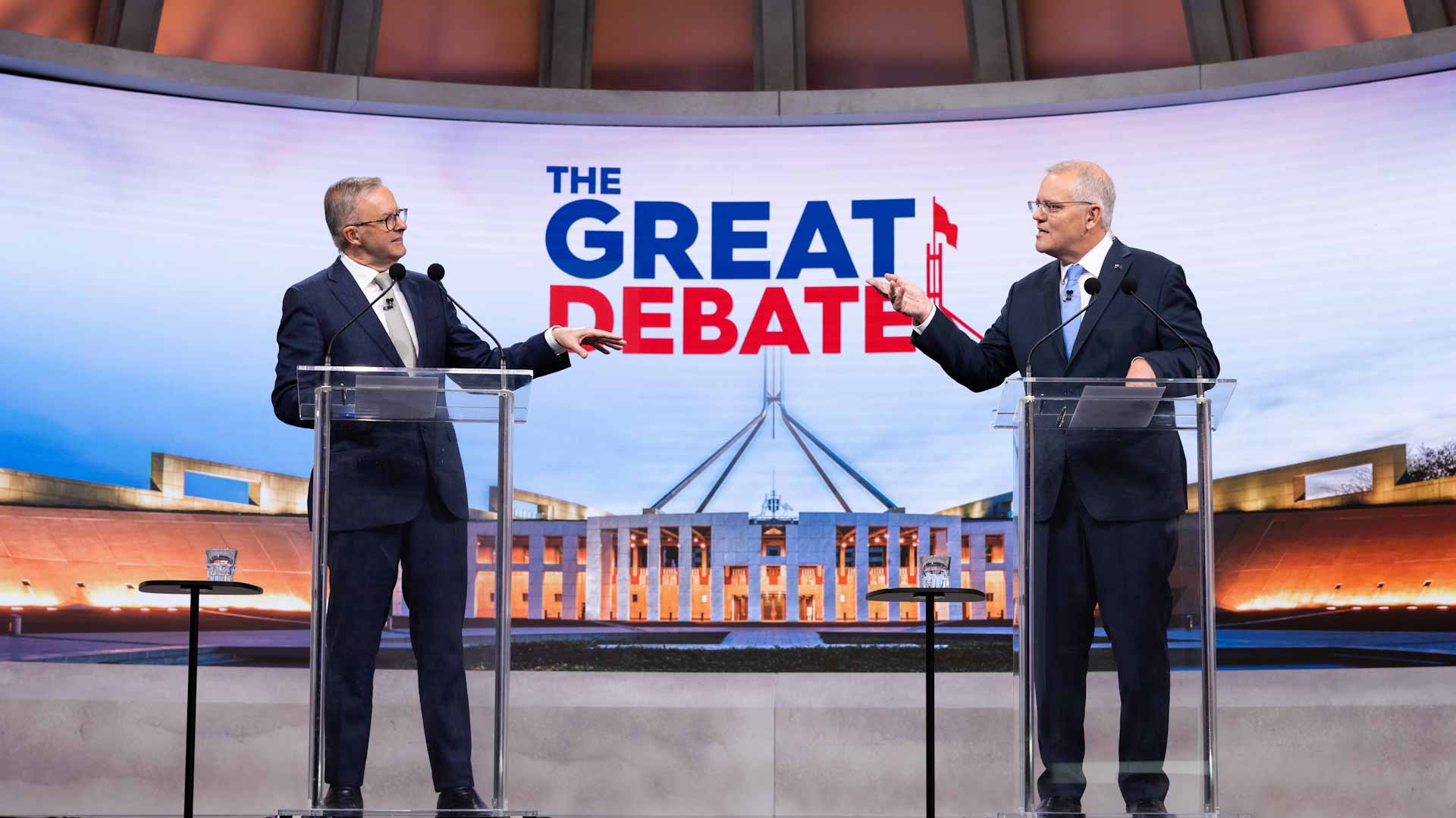 Image for the title: Early voting begins in Australia election with opposition ahead 