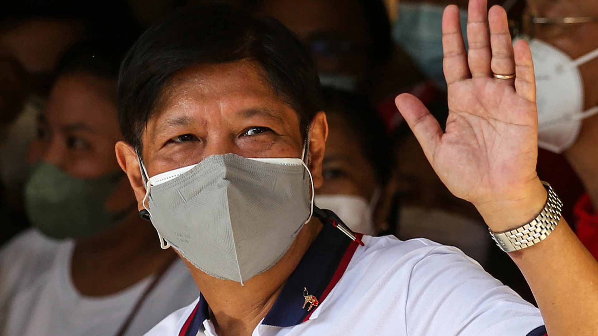 Image for the title: Marcos Jr heads for landslide as Philippines votes for president 