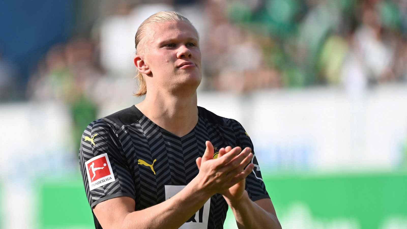 صورة بعنوان: نادي مانشستر سيتي يحسم صفقة الهداف النرويجي هالاند 