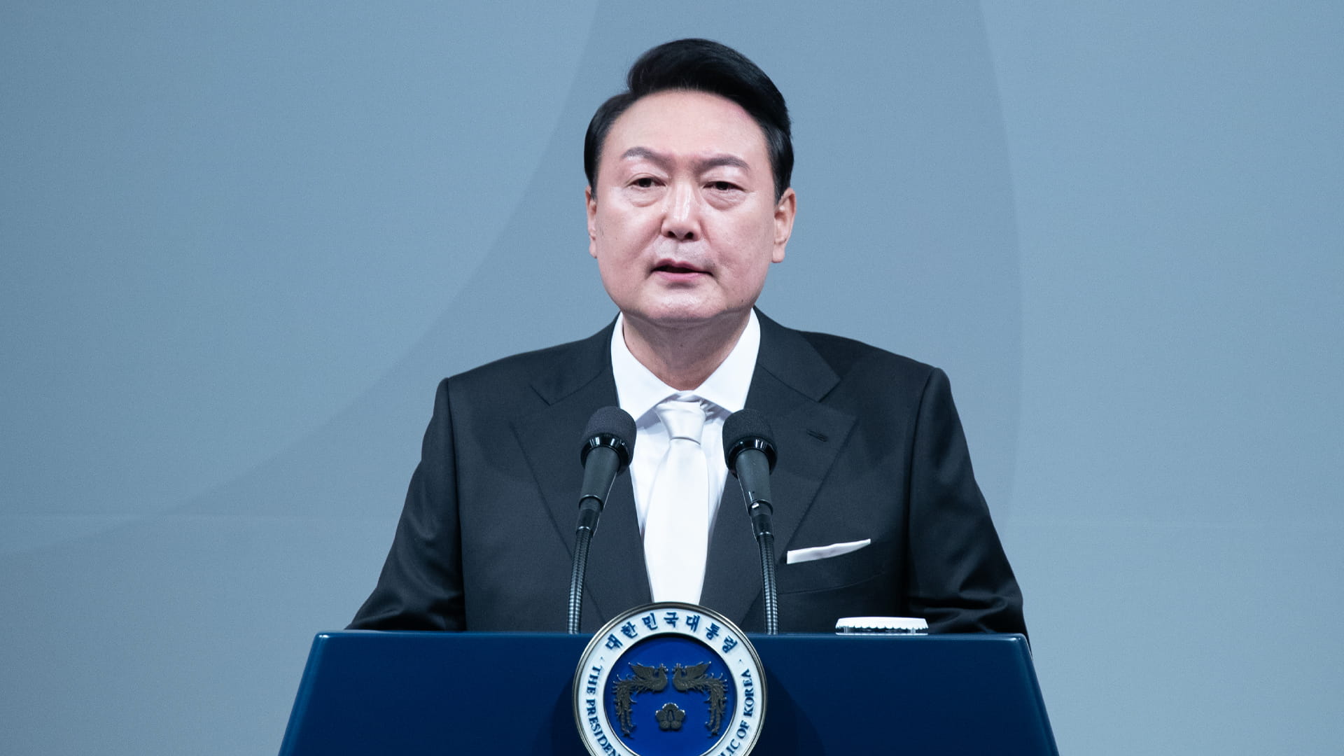 صورة بعنوان: الرئيس الجديد لكوريا الجنوبية يدعو الشمال للتخلي عن السلاح النووي 