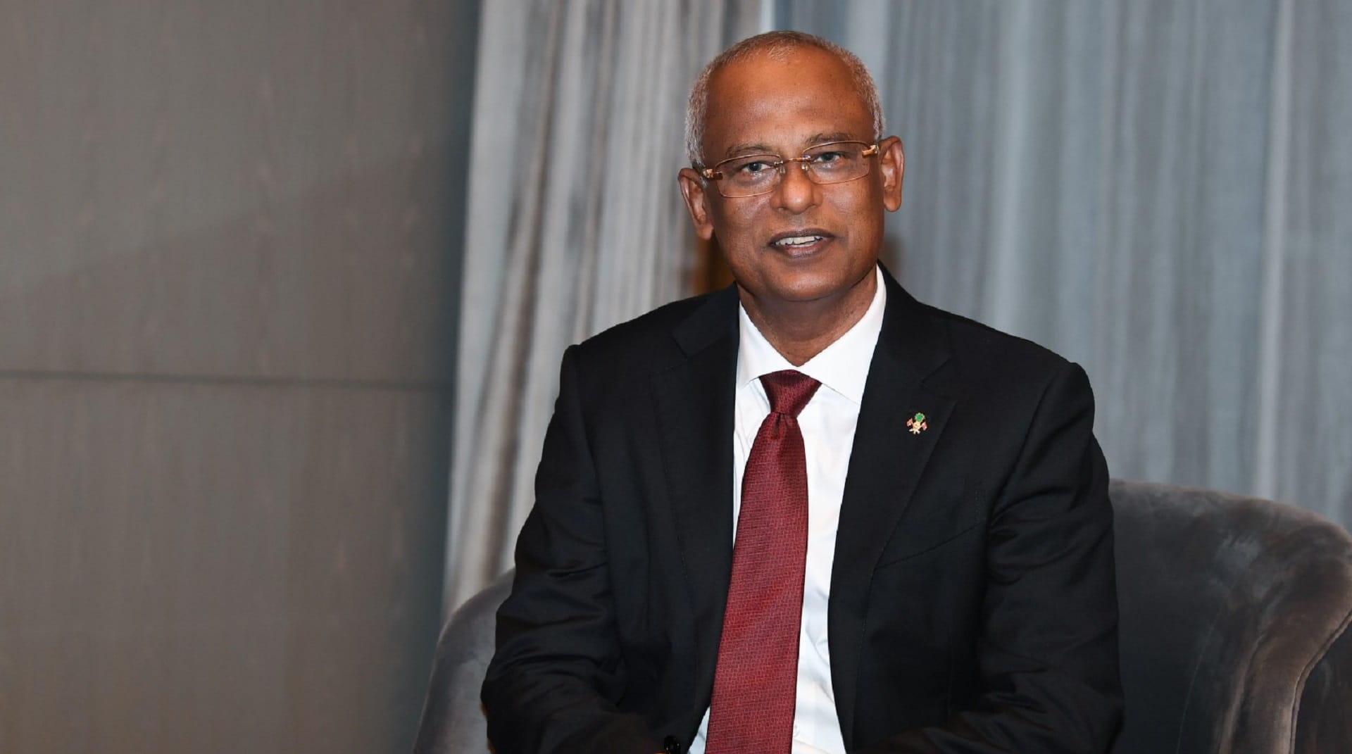 صورة بعنوان: رئيس المالديف: محمد بن زايد منارة أمل يتمتع بشخصية قيادية 