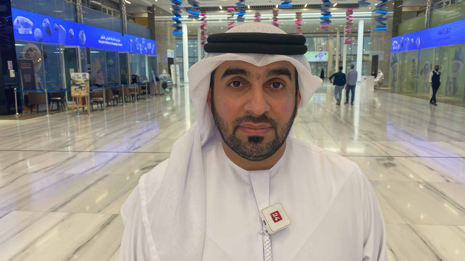 Image for the title: Badr Saab: 100 volunteers take part at SCRF 