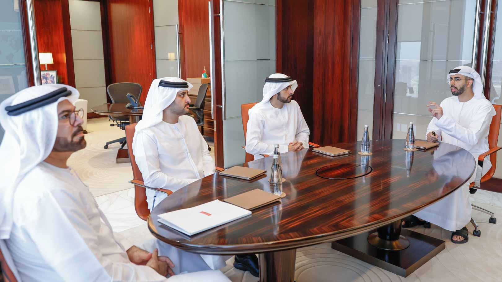 Image for the title: Dubai CP, Maktoum bin Mohammed review vital technology trends 