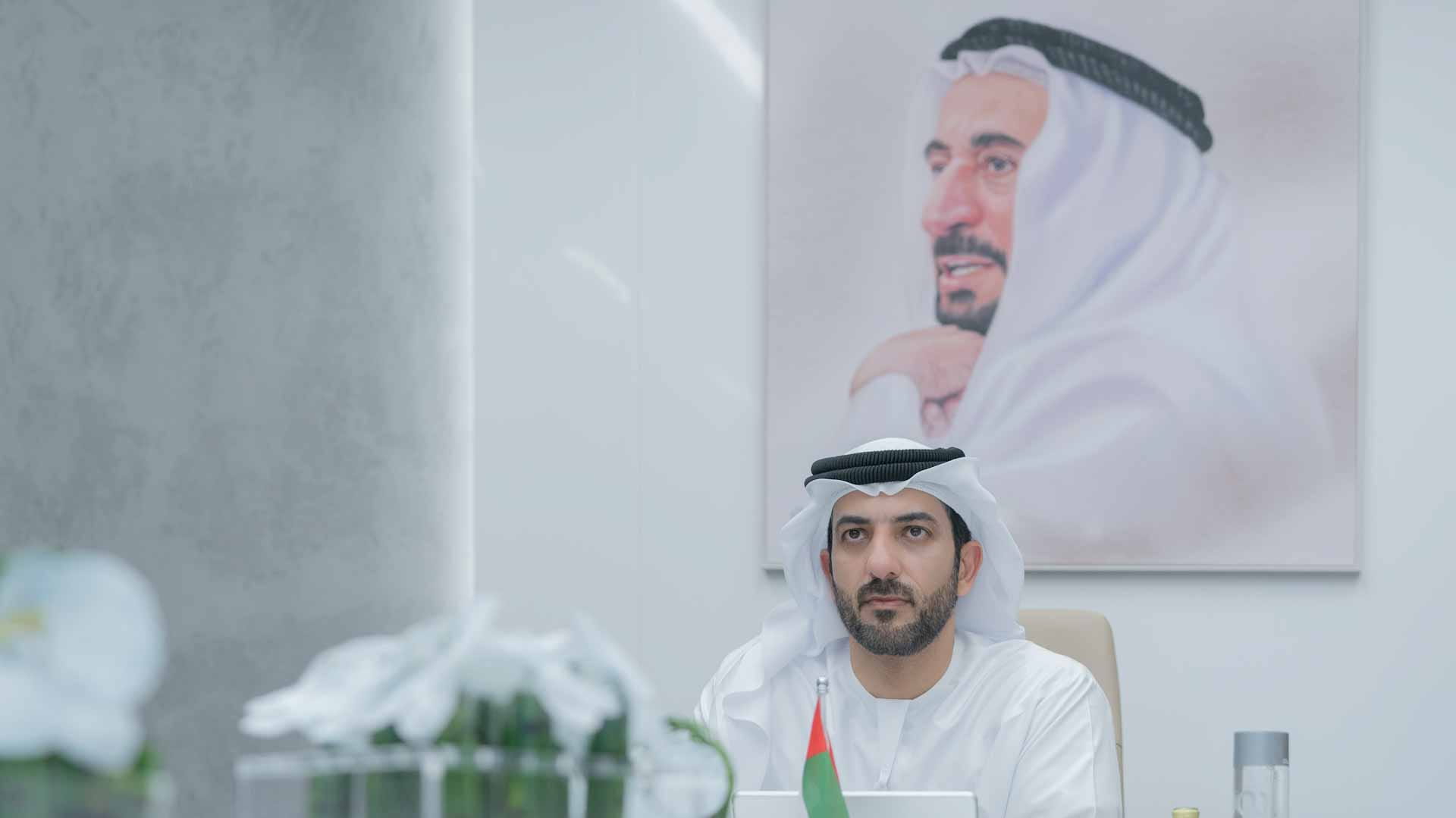 Image for the title: Sultan bin Ahmed reviews preparations for Sir Bu Nair Festival 