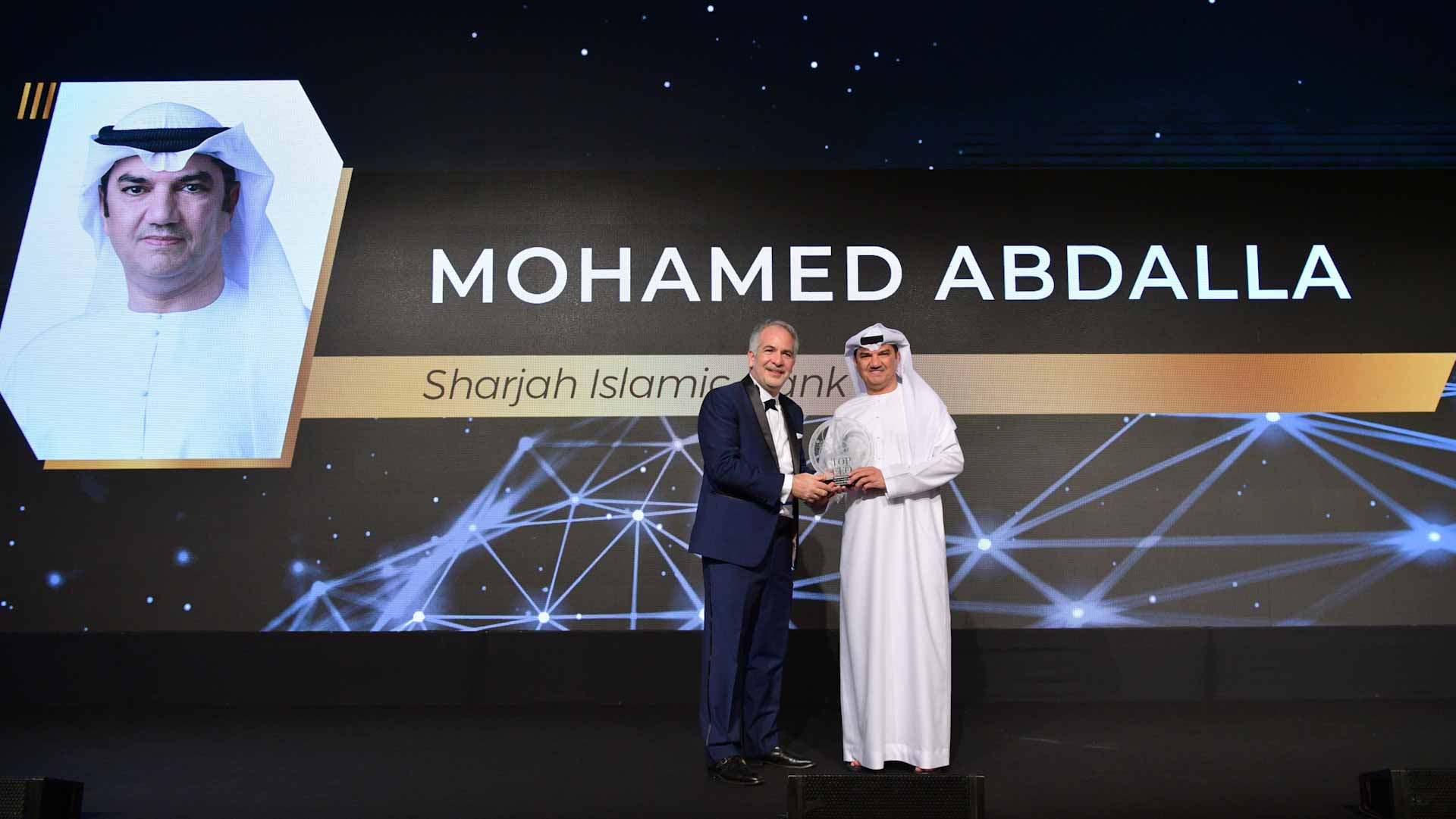 Image for the title: CEO of SIB wins Best CEO award in Islamic banking sector 